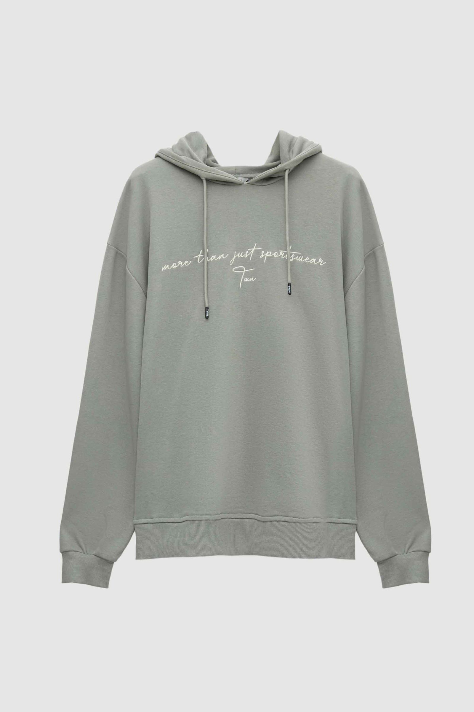 D'S DAMAT Kapuzensweatshirt Twn – Besticktes Sweatshirt mit lockerer Passform