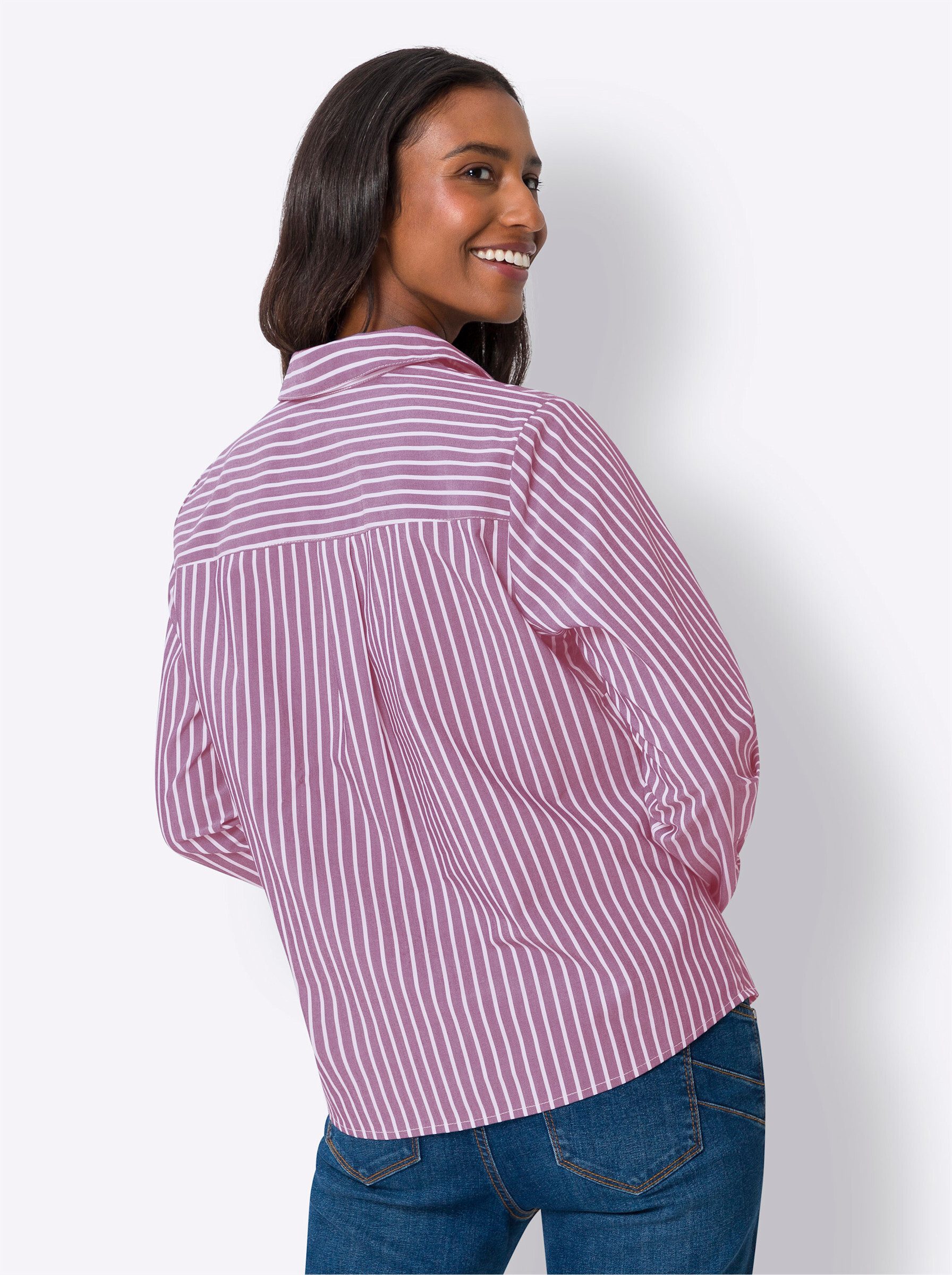 heine Klassische Bluse Streifenbluse Langarm