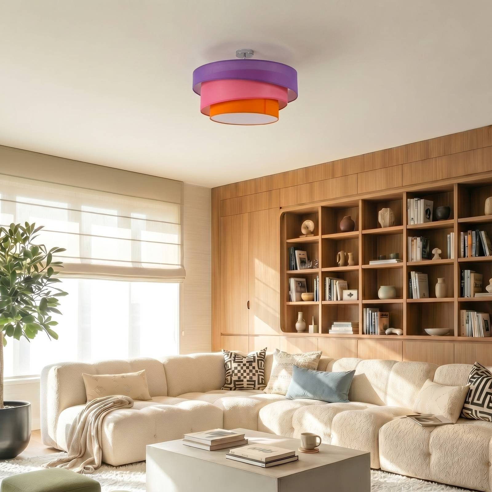 Lindby Deckenleuchten Melia, IP20, 3 x 60 W