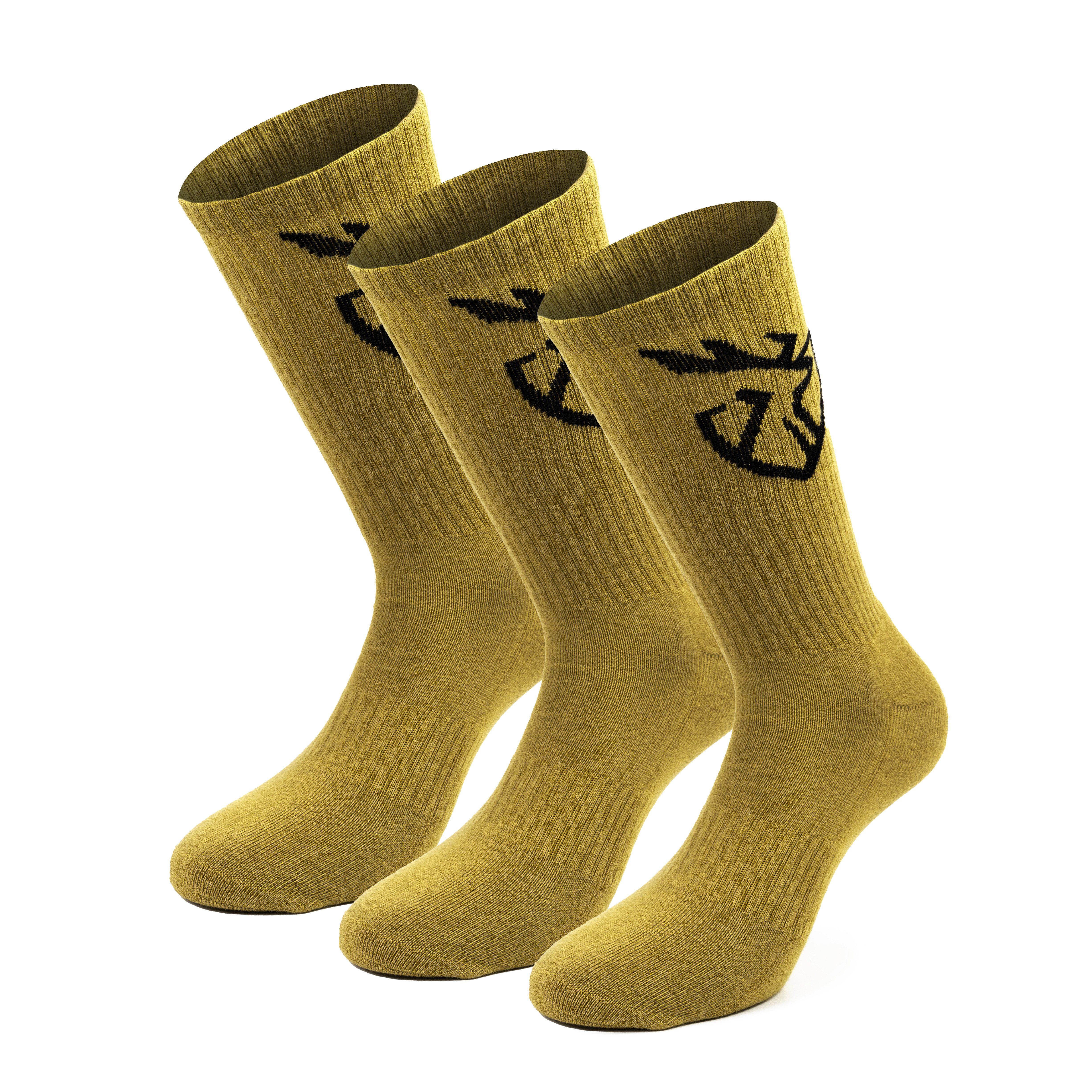 Strammer Max Performance® Sportsocken Sport Crew Socks (3-Paar) atmungsaktiv, schnell trocknend