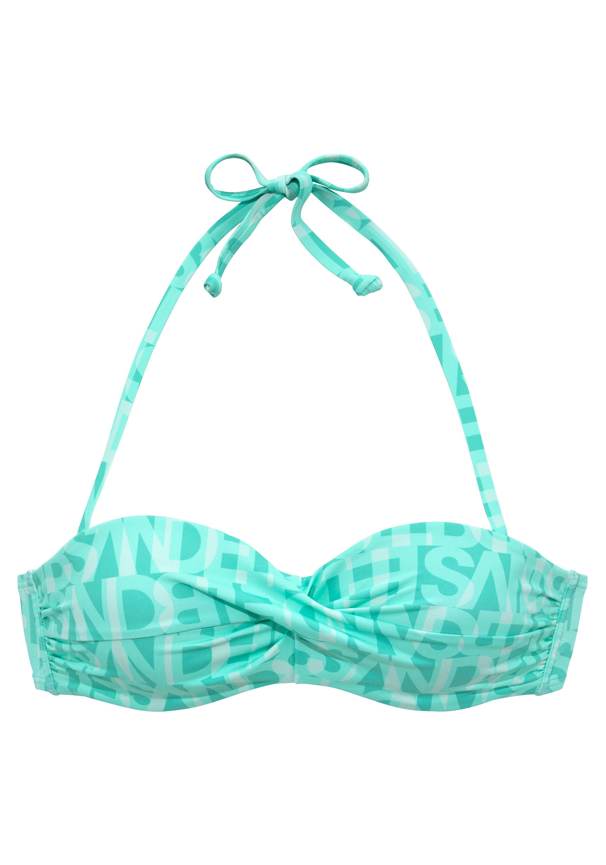 Elbsand Bügel-Bandeau-Bikini-Top Letra, mit tollem Wording – Bild 2 von 5