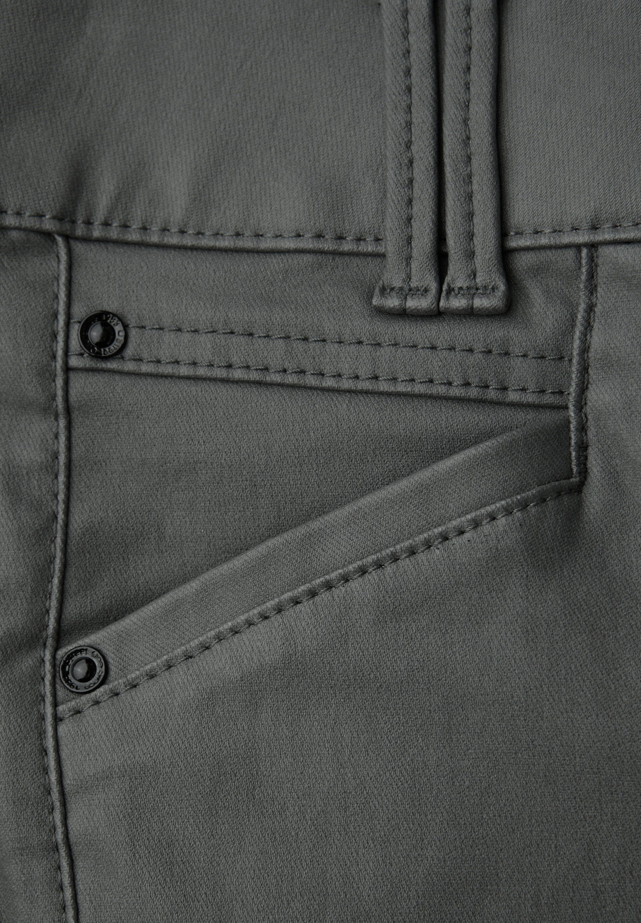 STREET ONE Lederimitathose mit Coating