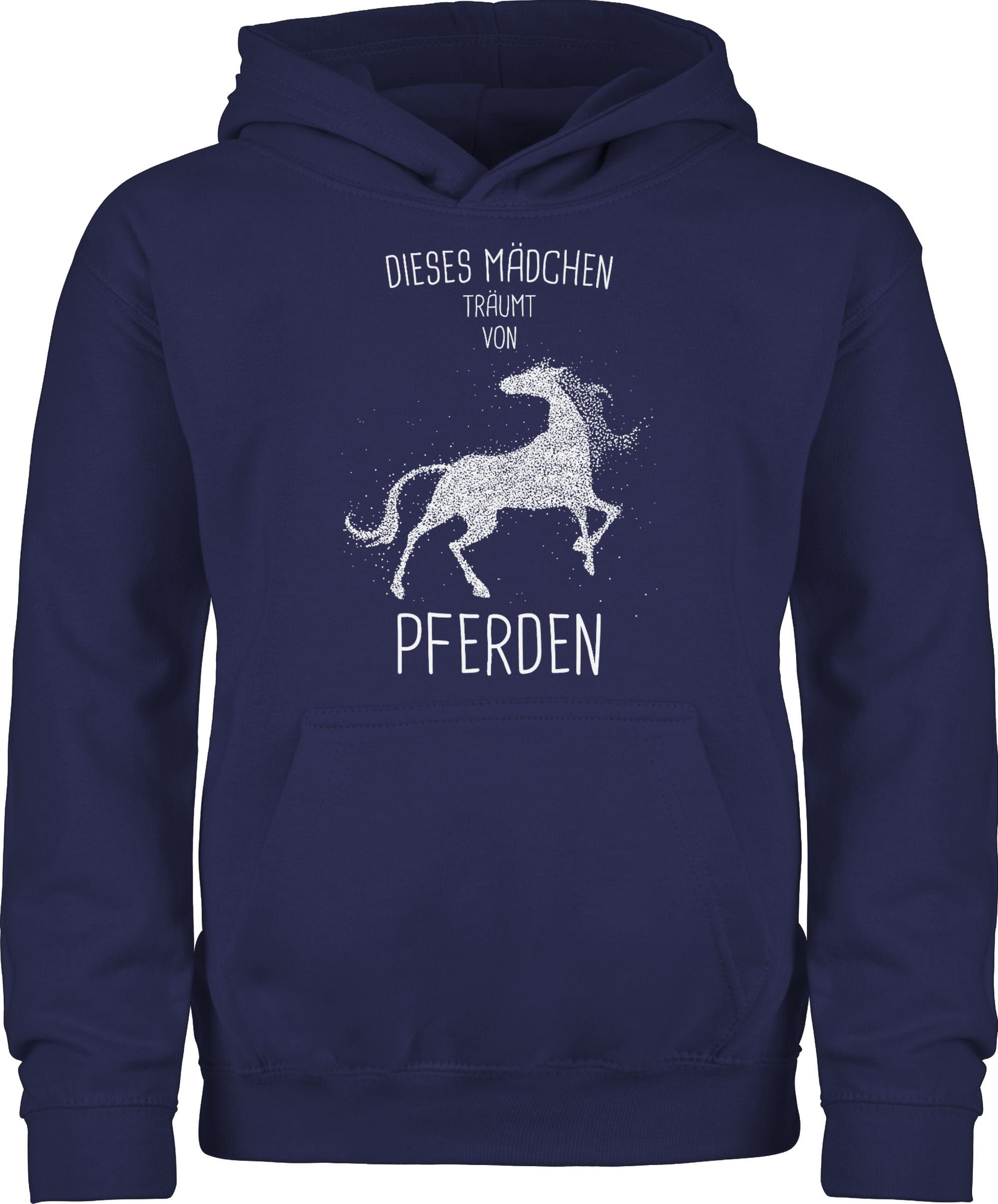 Shirtracer Hoodie Dieses Mädchen träumt von Pferden Pferd