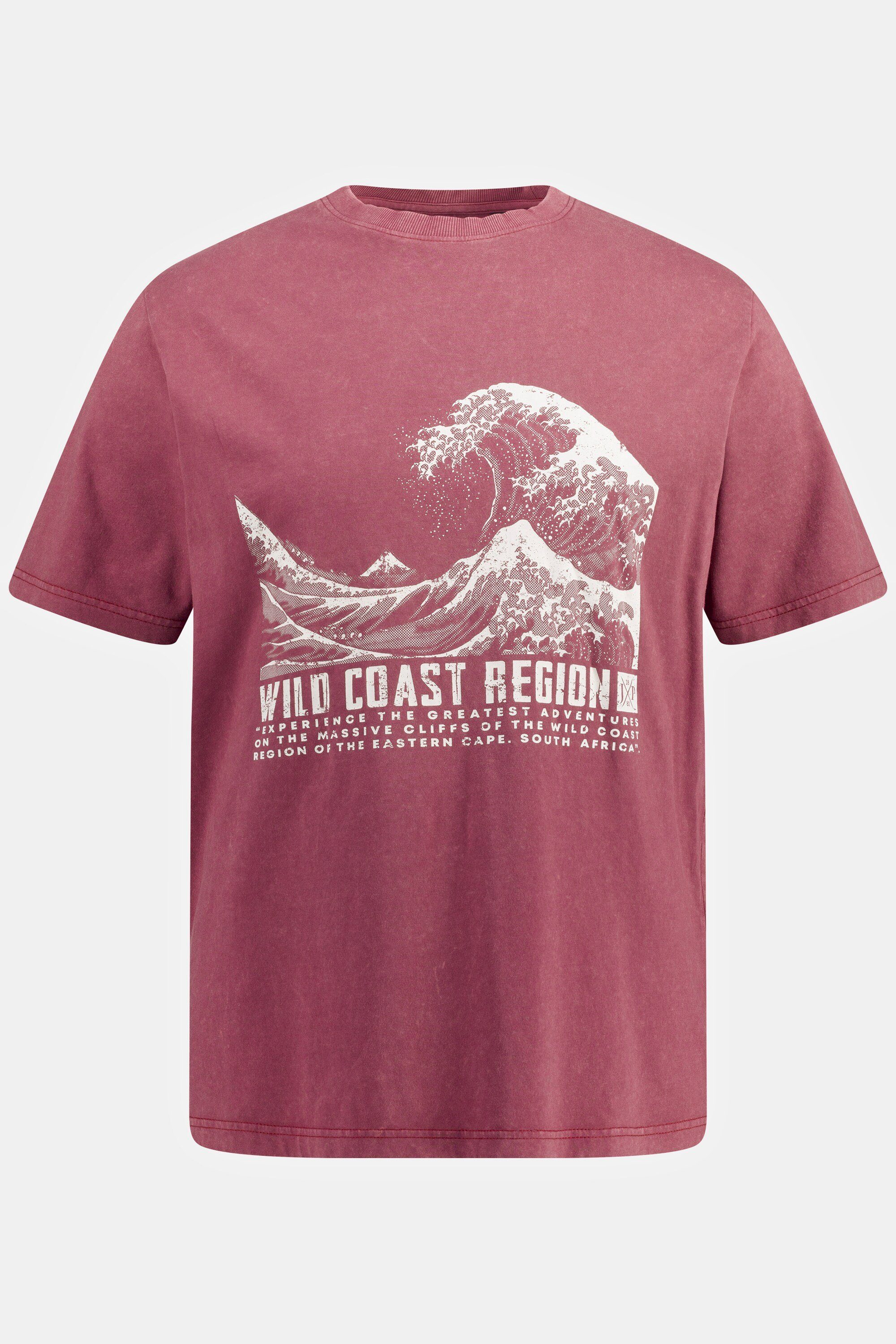 Halbarm T-Shirt Wild T-Shirt JP1880 Print Look Vintage Coast