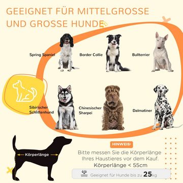 PawHut Hundehütte Hundekäfig Haustierkäfig mit Kissen, 2 Verriegelungen, BxLxH: 58x90x65 cm