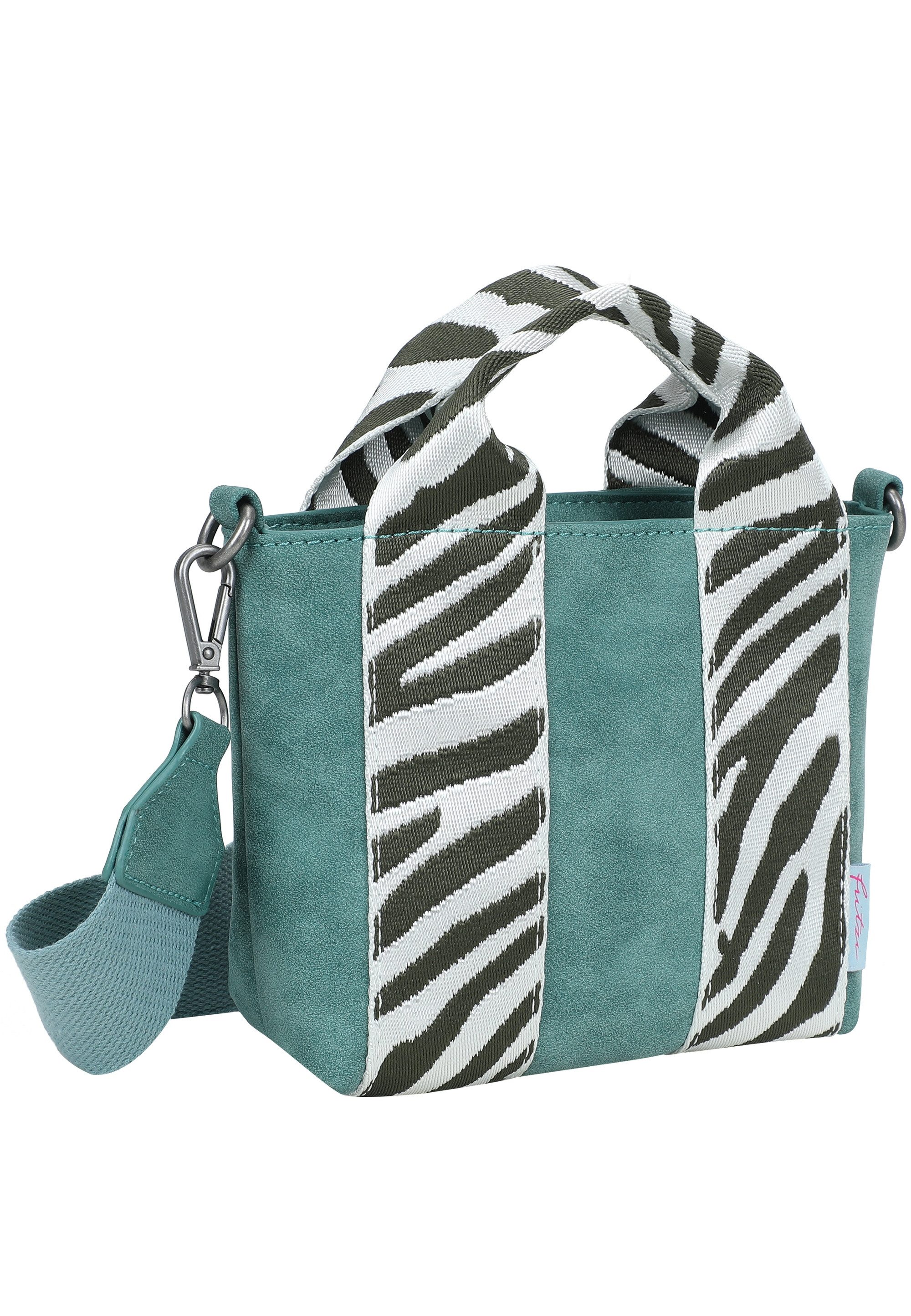 Fritzi aus Preußen Schultertasche Fritzi Bini Jive Blackini, mit breiten Webbing-Schulterriemen