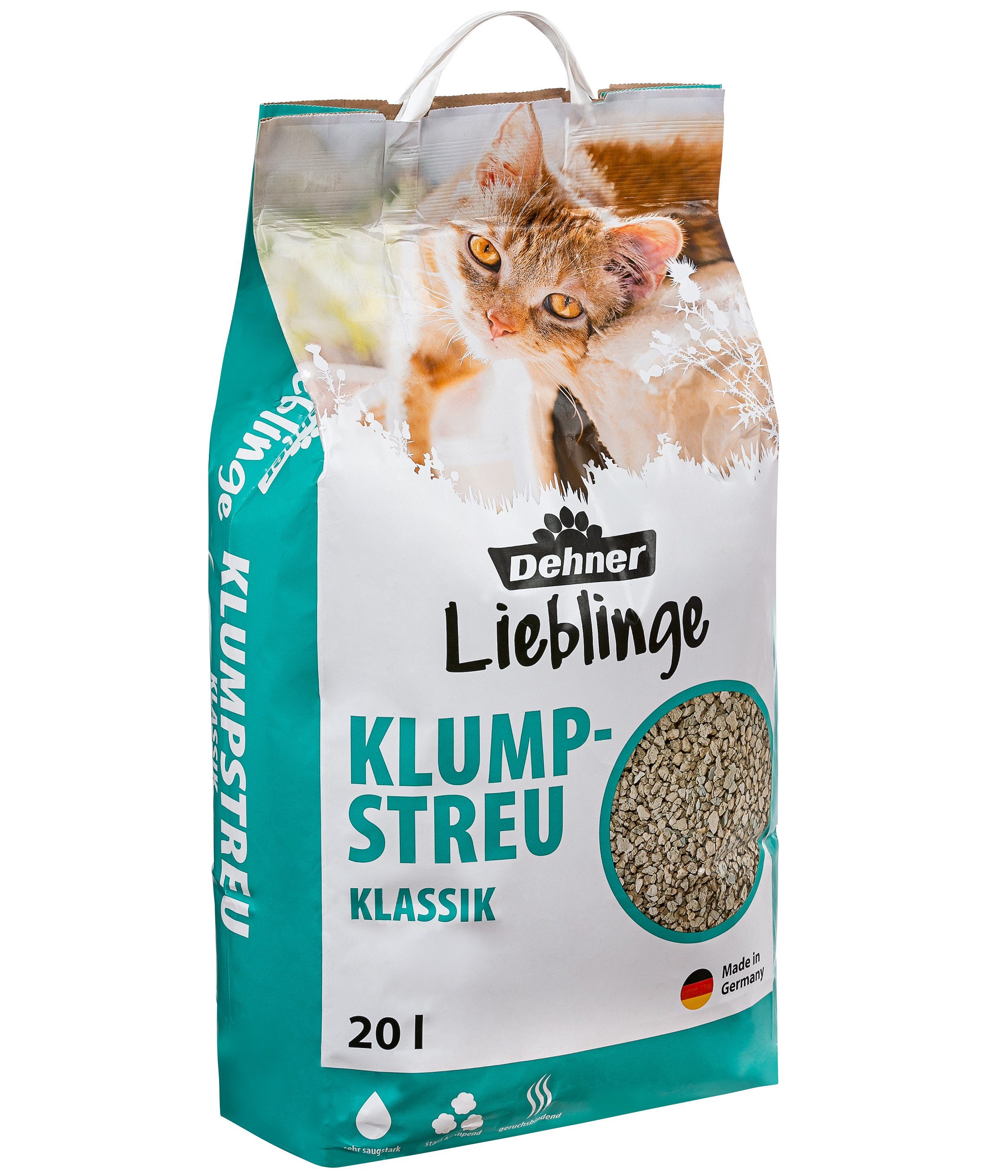 Katzenstreu Lieblinge Klumpstreu Klassik, 100% Naturton, 20 l