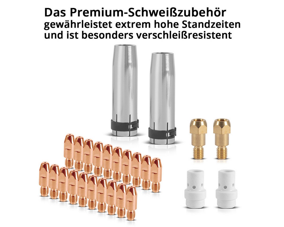 Thumbnail - STAHLWERK Elektrowerkzeug-Set MIG MAG AK36, MB36 Premium-Verschleißteile-Set