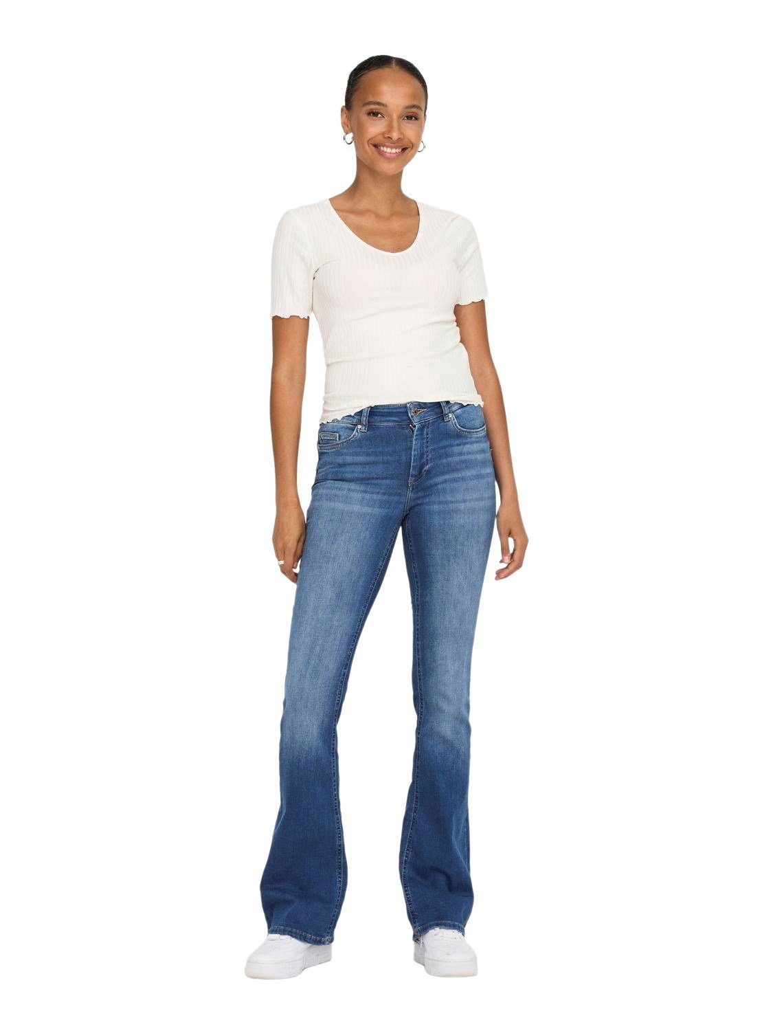 ONLY Schlagjeans ONLBLUSH MID FLARED REA1319 günstig online kaufen