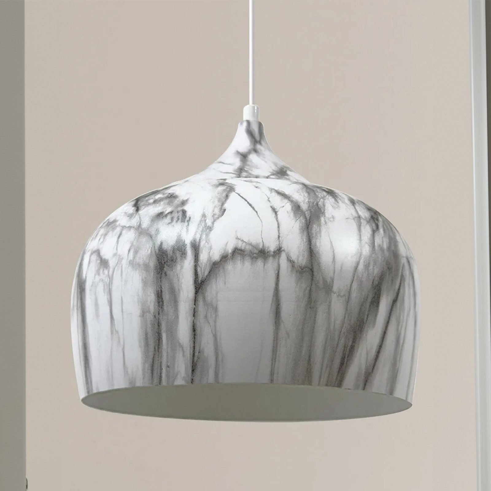 Bamyum Pendelleuchte Bamyum Pendelleuchte Vintage I Kreis I Metall Ø30 cm Lampe, ohne Leuchtmittel