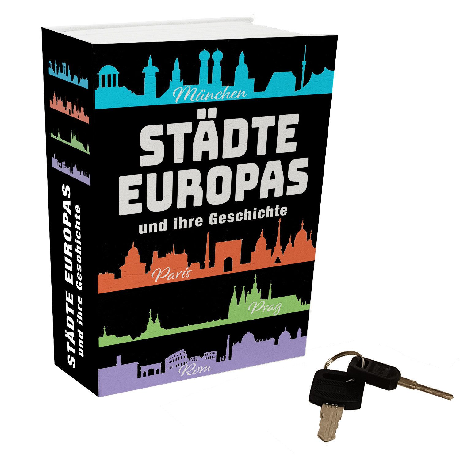 speecheese Buchtresor Städte Europas und ihre Geschichte Booksafe
