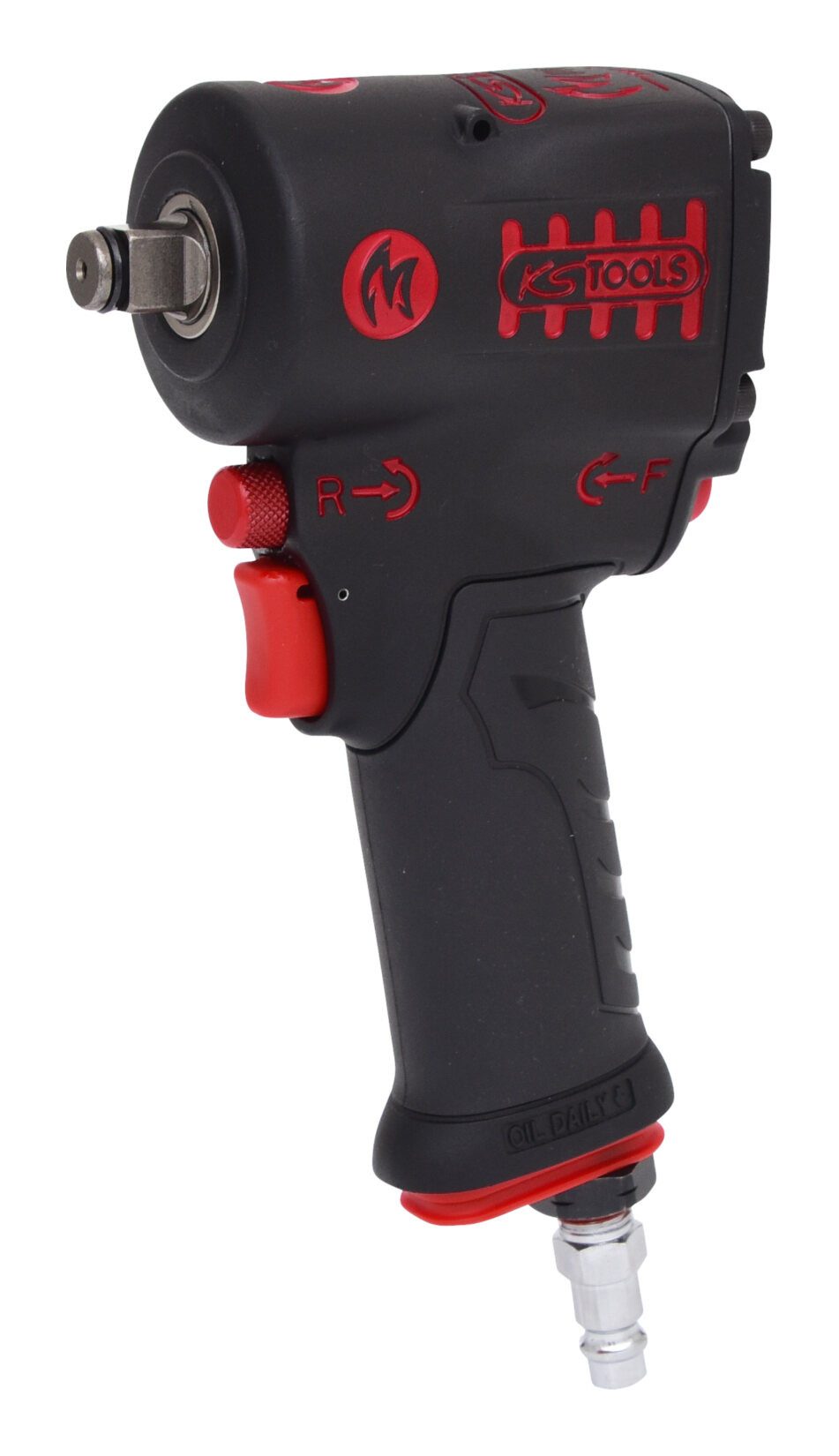 KS Tools Druckluft-Schlagschrauber, 10000 U/min, 1/2" miniMONSTER Hochleistungs 1.390 Nm