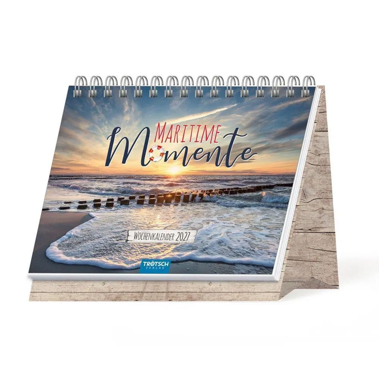 Trötsch Verlag Tischkalender TRÖTSCH - Aufstellwochenkalender Maritime Momente 2027