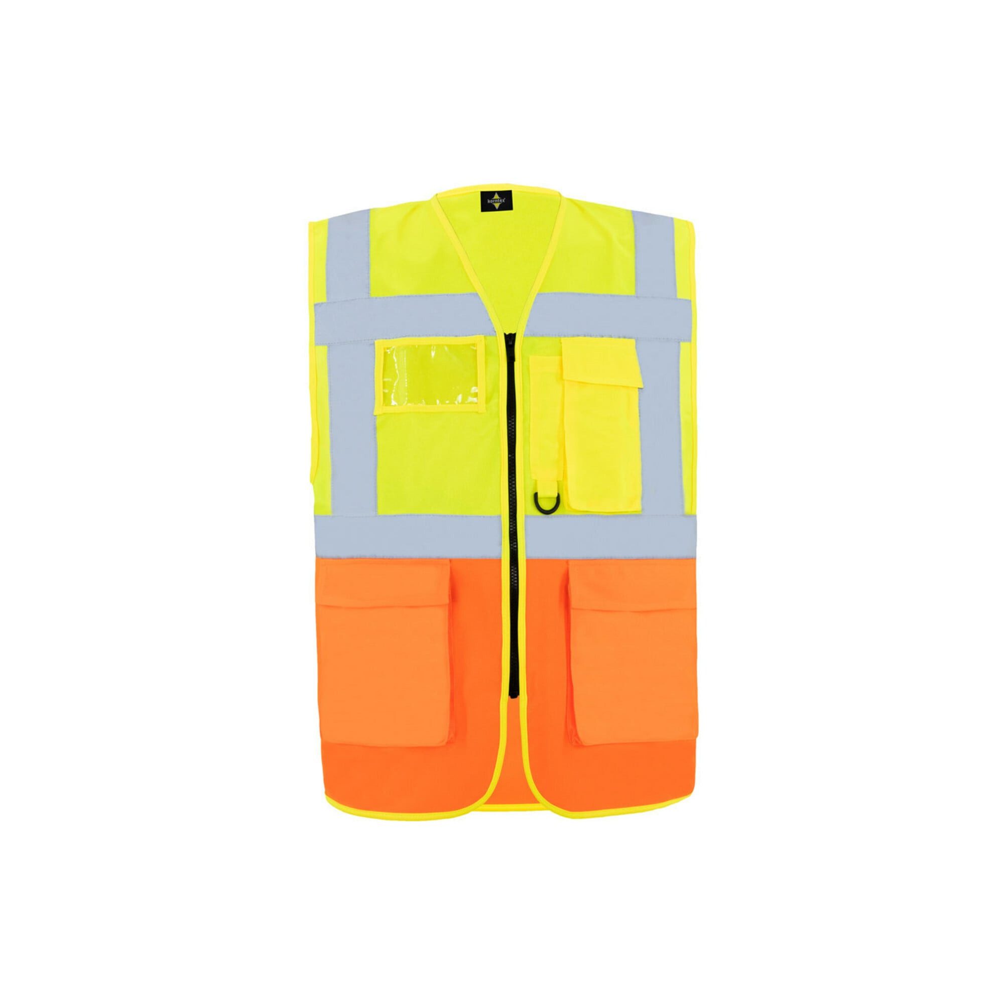 korntex Warnweste Korntex Wanrweste Hamburg gelb/orange Gr. 3XL