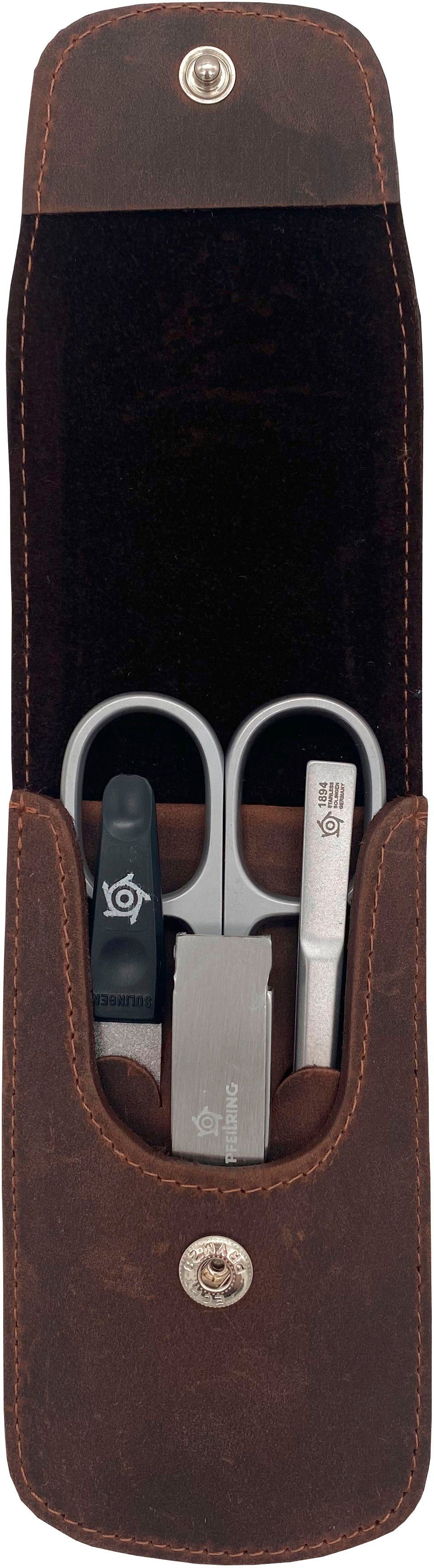 PFEILRING Maniküre-Etui, 4 tlg., Taschenetui Vintageleder