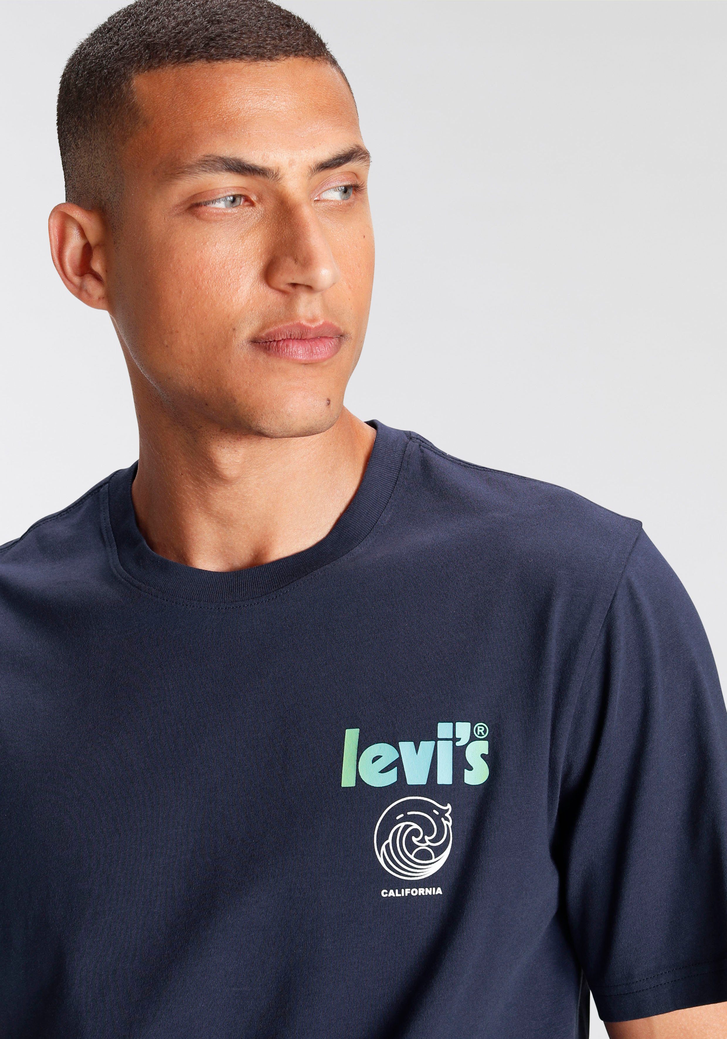 TEE T-Shirt mit ACAD Markenlogo-Aufdruck Levi's® FIT NAVAL RELAXED