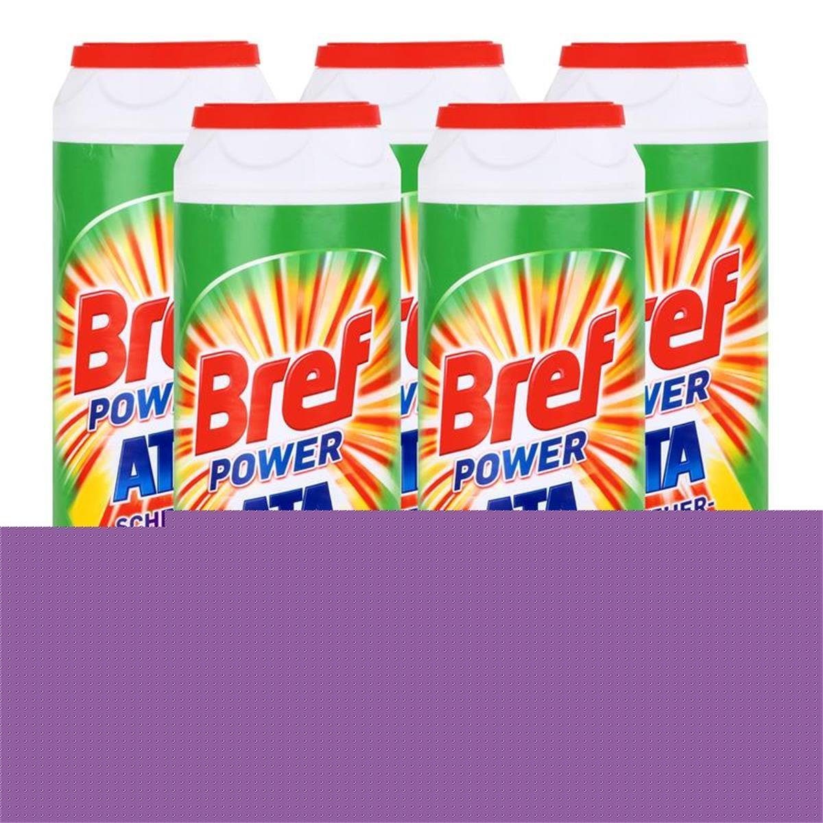 Bref Power Henkel Bref PowerATA Scheuerpulver 500g - Mit Zitrusfrische (5er Pack) Allzweckreiniger