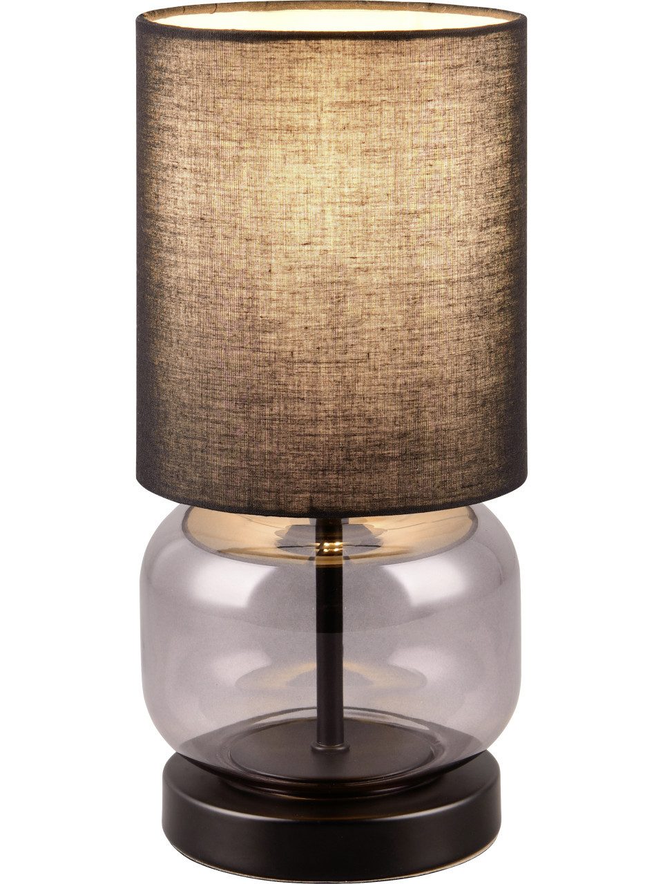 TRIO Leuchten Tischleuchte Trio Leuchten LED Tischleuchte Elio E27, Ohne Leuchtmittel, Nicht dimmbar nicht Smart Home-fähig ohne Bewegungsmelder