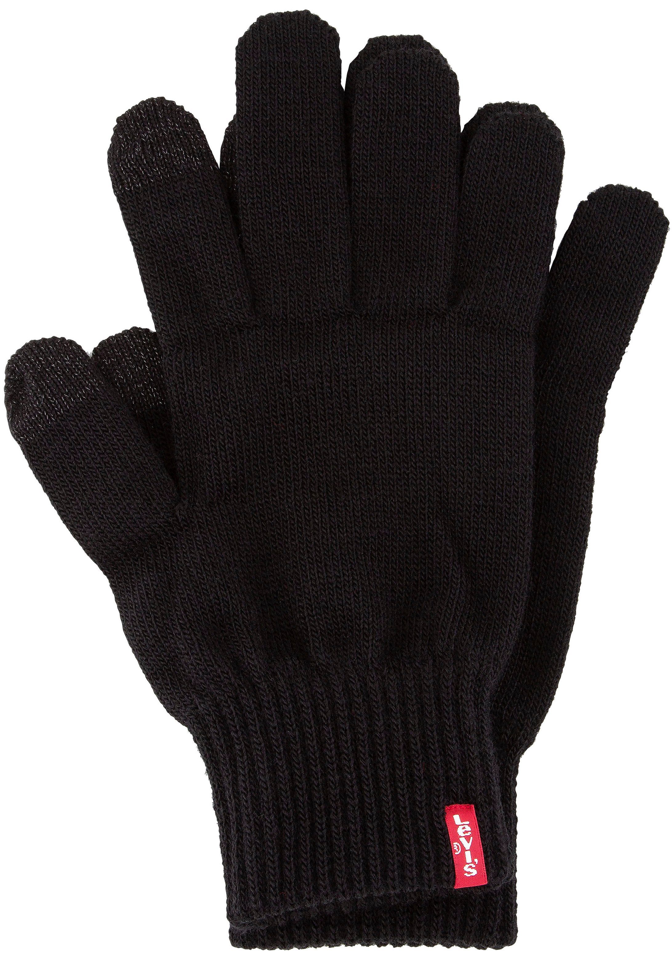 Levi's® Strickhandschuhe TOUCHSCREEN mit Touchfunktion, einfache Bedienung günstig online kaufen