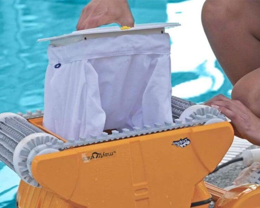 maytronics Poolbodensauger Dolphin Wave 100 Poolroboter Combi-Bürste Pivat-und öffentliche Bäder