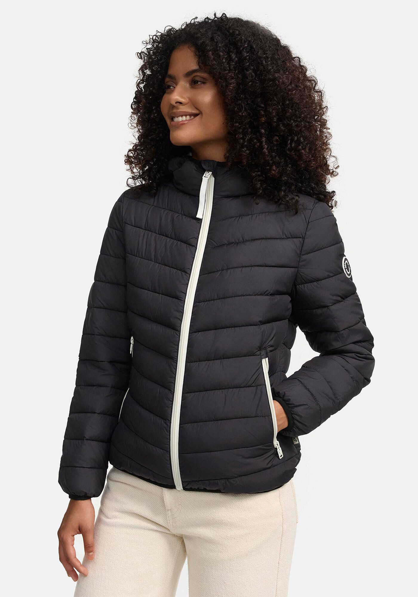 Marikoo Winterjacke "Pack mich ein", Mit Kapuze und Beutel zum Verstauen de günstig online kaufen