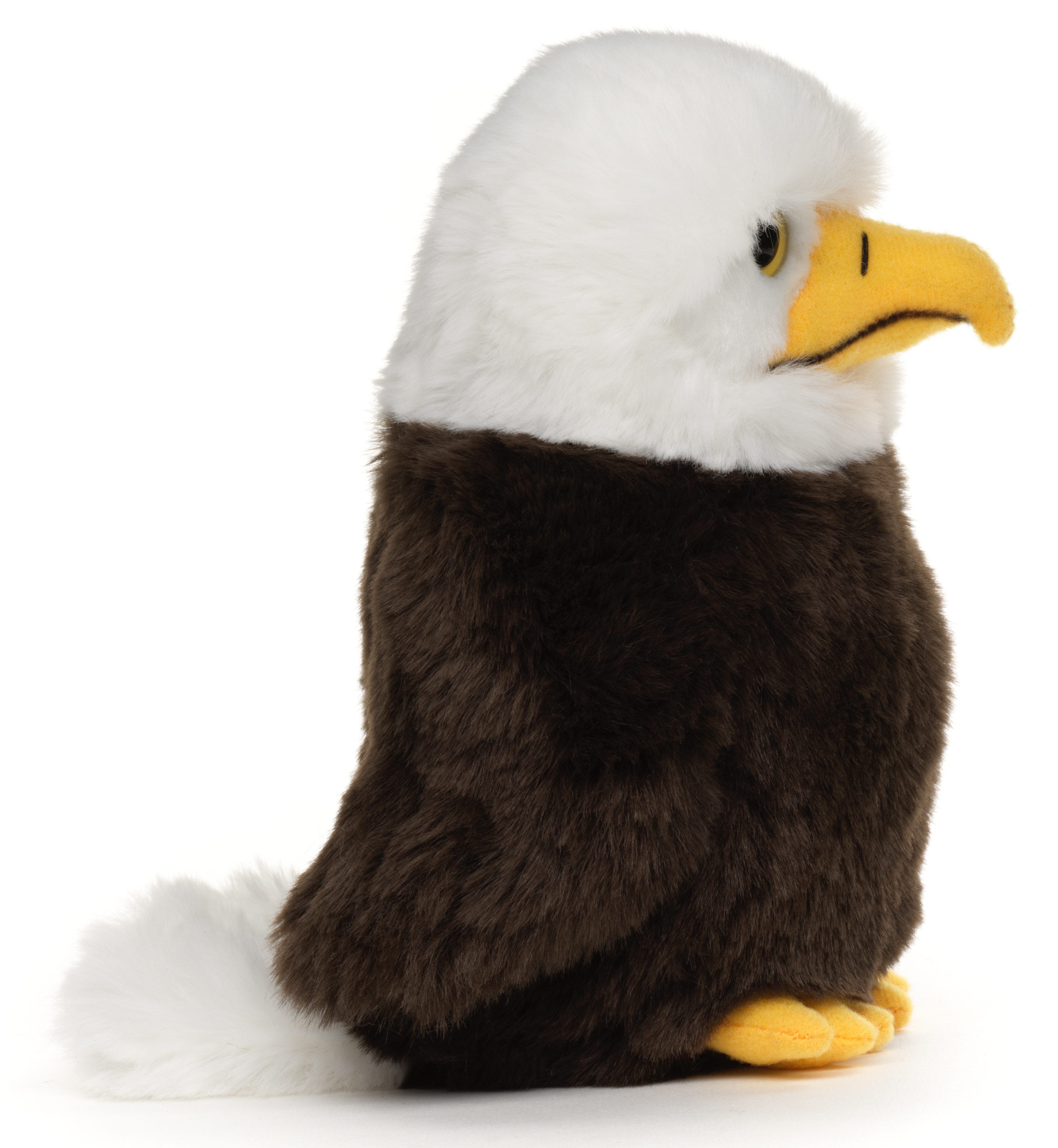 Uni-Toys Kuscheltier Weißkopfseeadler Baby - 17 cm (Höhe) - Plüsch-Vogel - Plüschtier, zu 100 % recyceltes Füllmaterial