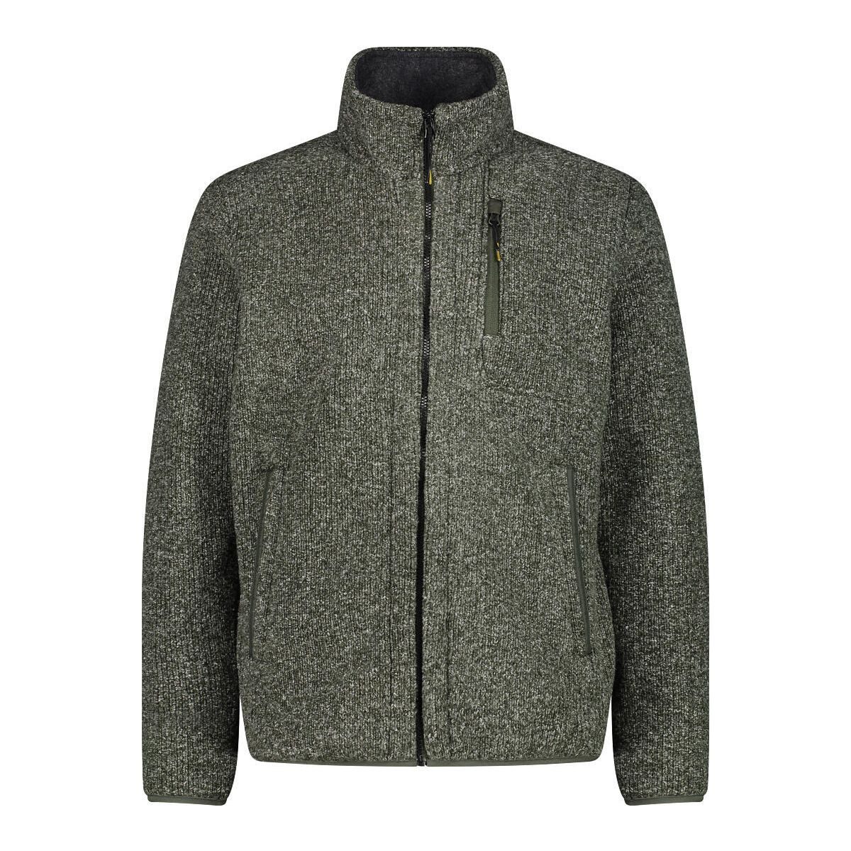 CMP Fleecejacke MAN Jacket Stilvolle, nachhaltige Herrenjacke mit recyceltem Fleecefutter, ideal
