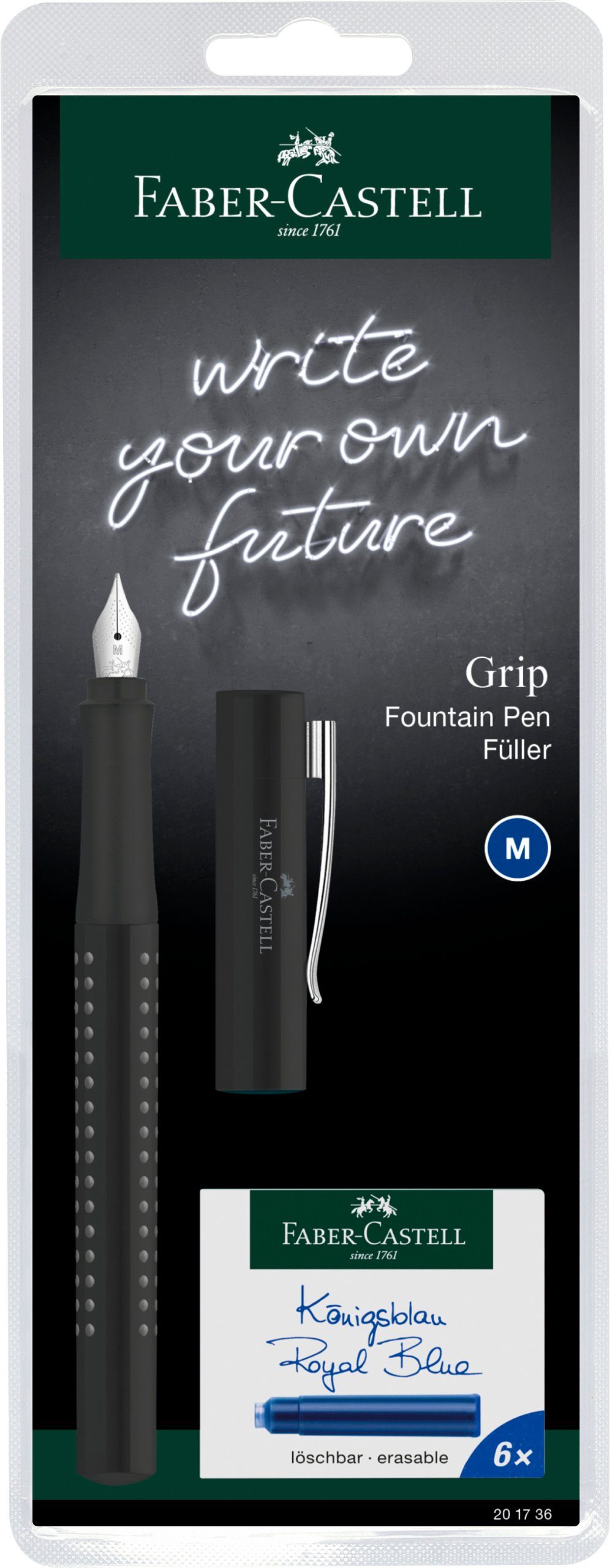 Faber-Castell Füller Füller Grip 2010 M Harmony farblich sortiert