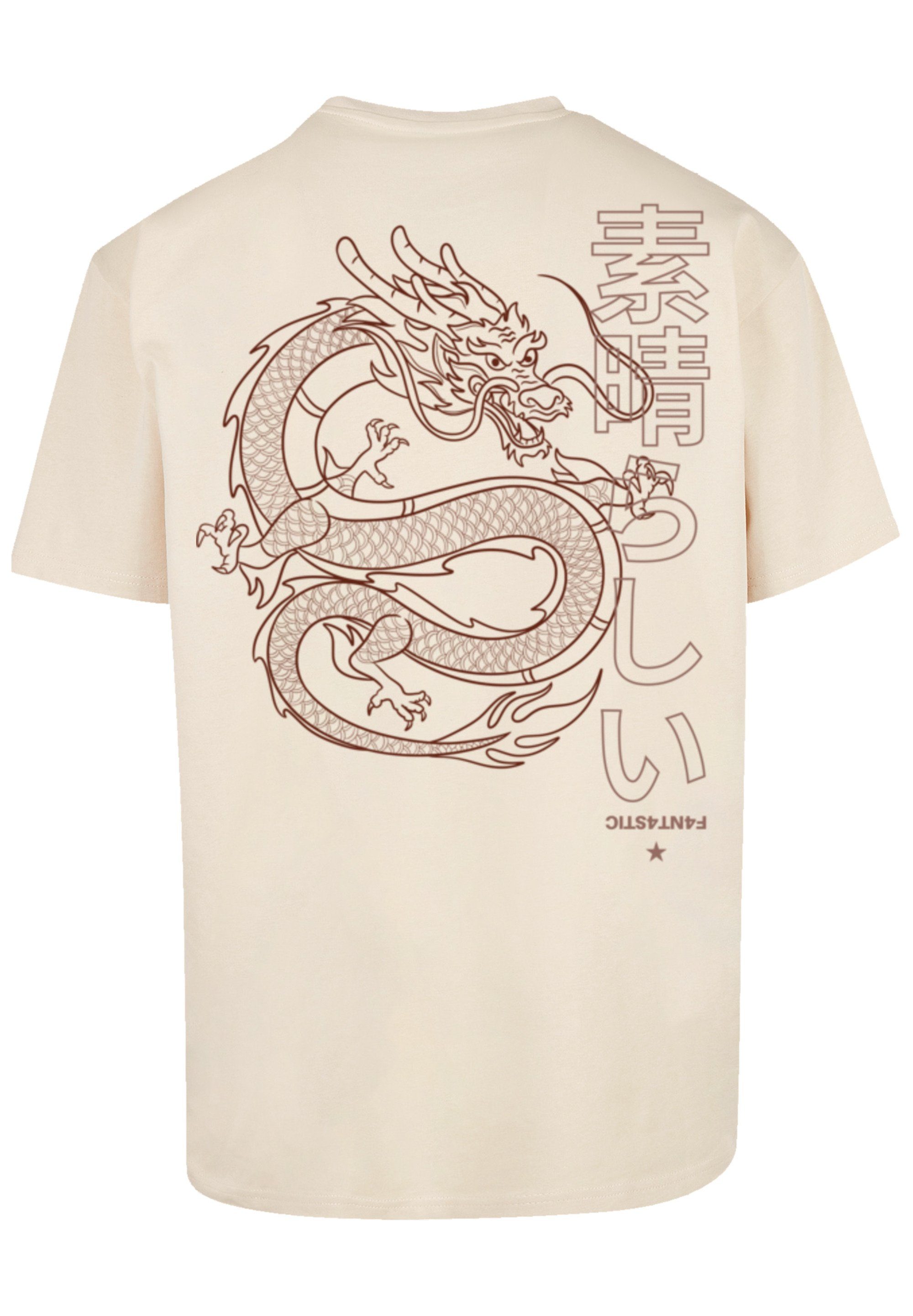 Dragon SIZE Print sand Japan PLUS Drache F4NT4STIC T-Shirt