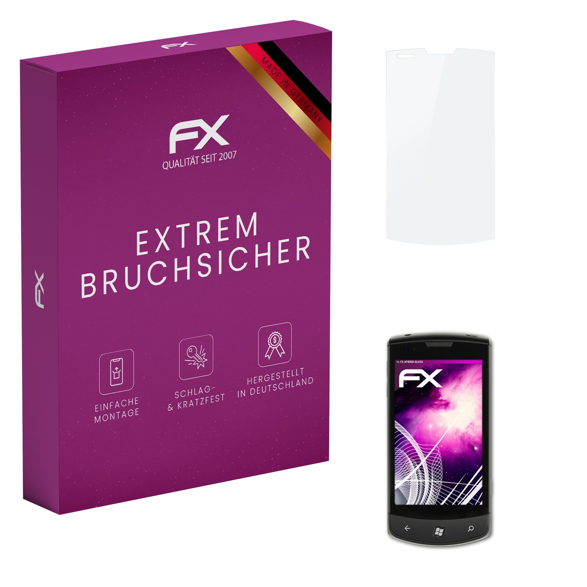Schutzfolie Panzerglasfolie für LG Optimus 7 E900
