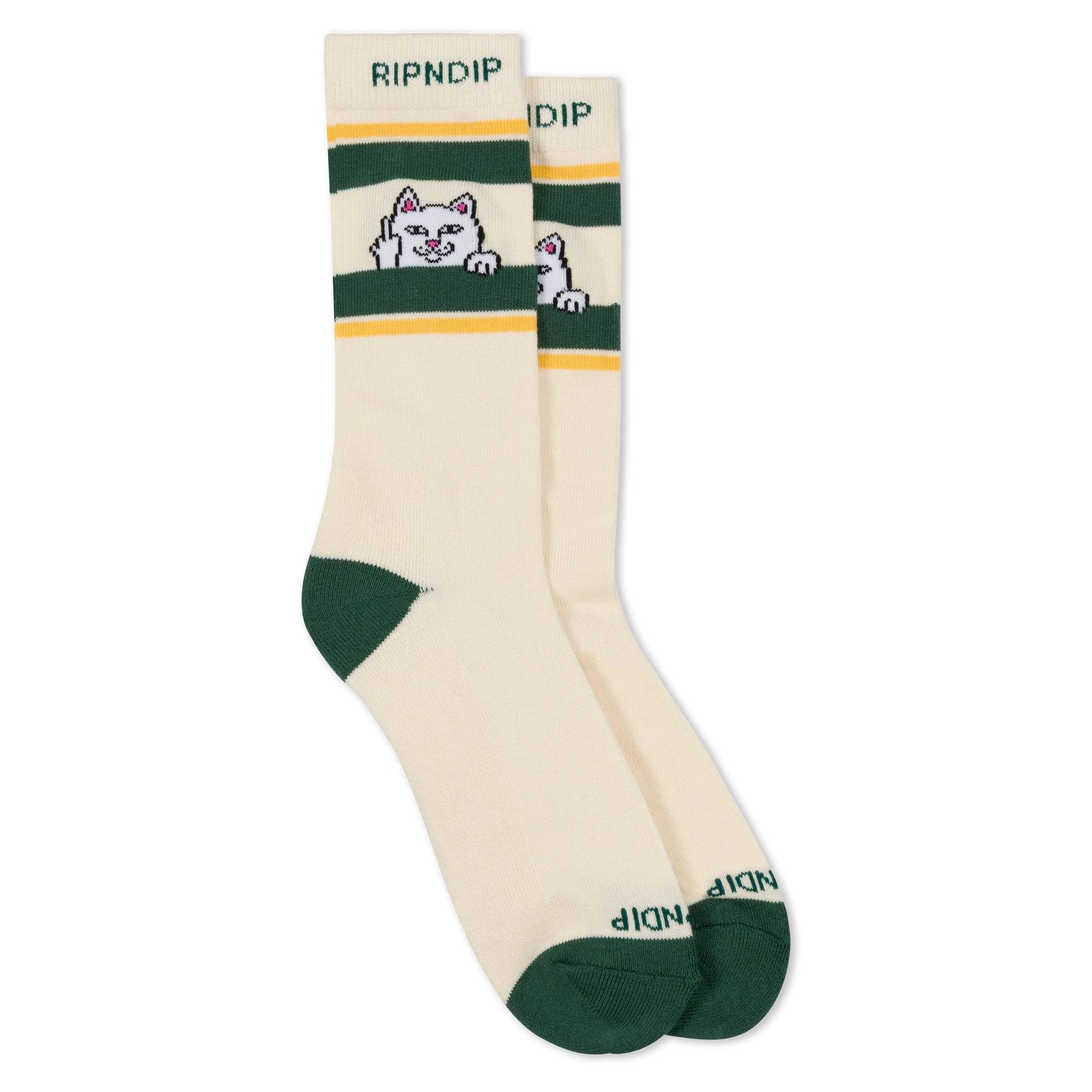 RIPNDIP Socken Ripndip Peeking Nermal (1-Paar)