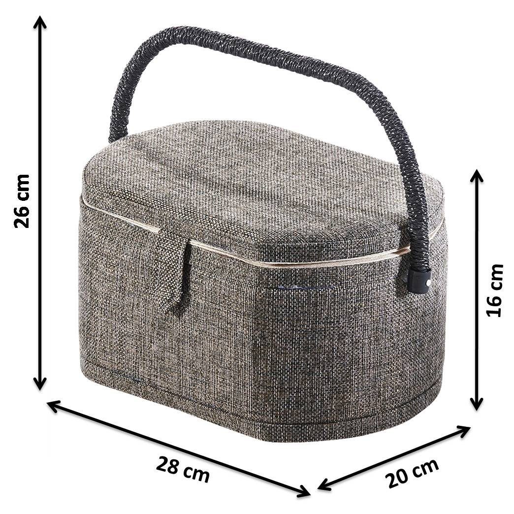 Kobolo Nähkorb Nähkästchen - grau - günstig online kaufen
