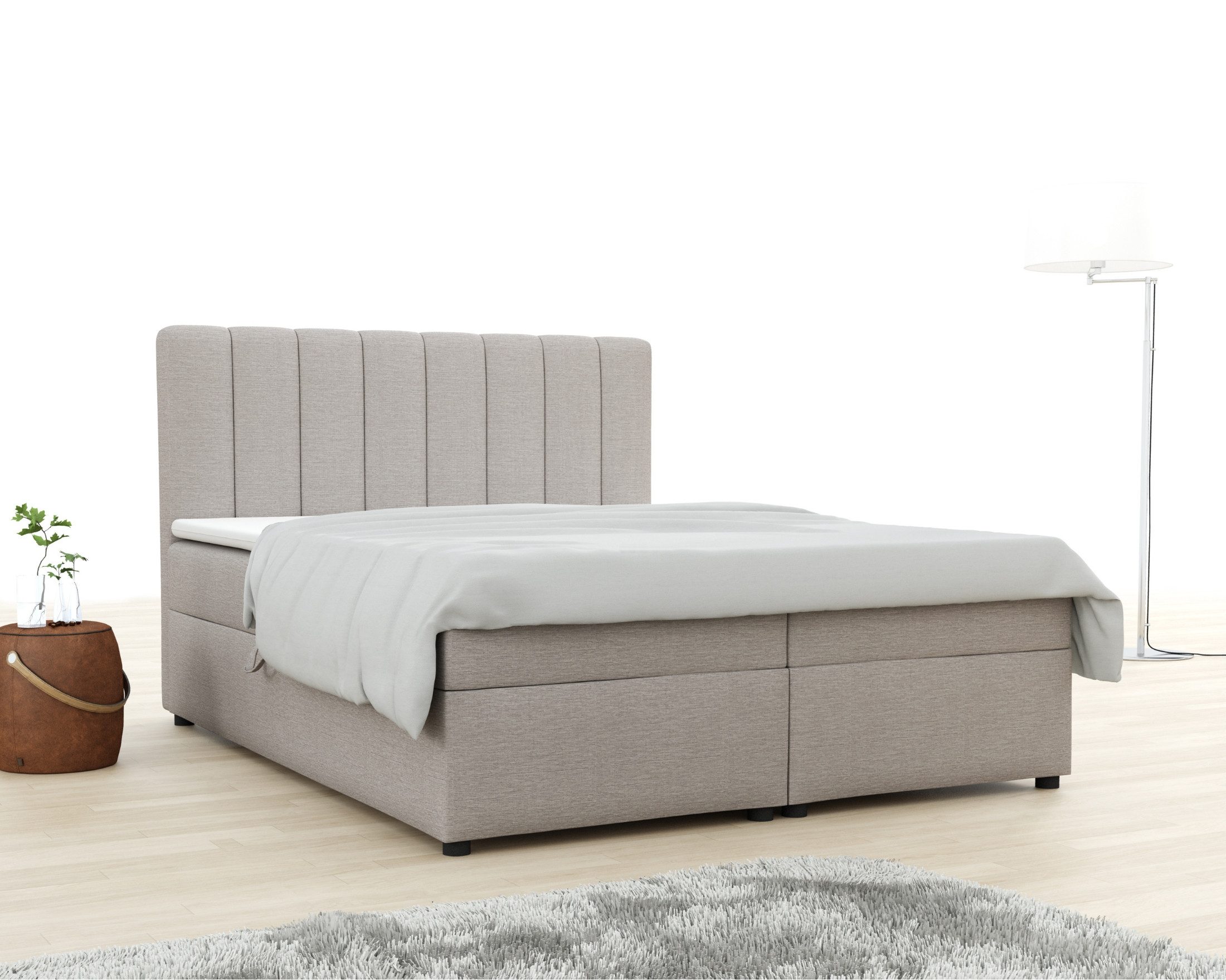 Deine Möbel 24 Boxspringbett RICK Polsterbett günstig online kaufen