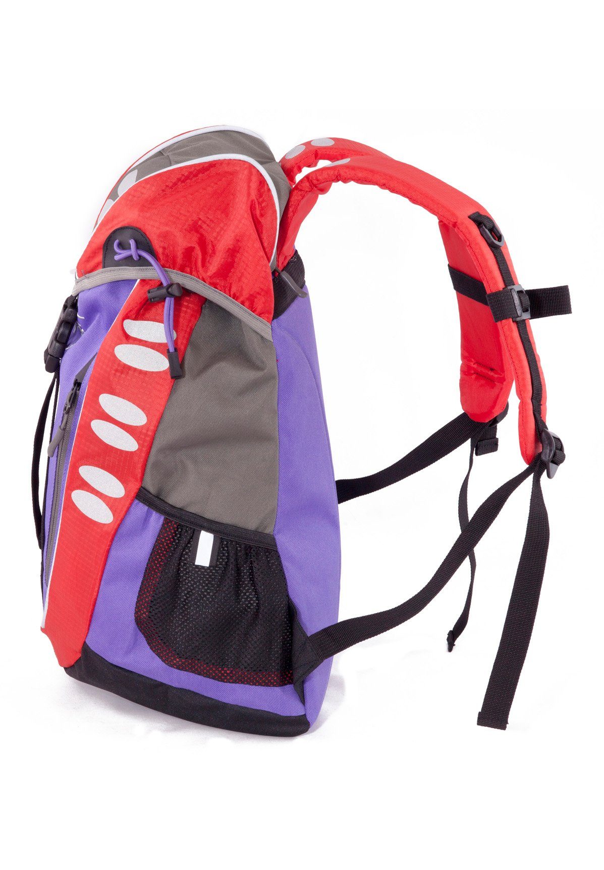 Tragegriff Kinderrucksack Freizeitrucksack Reflektoren, Junior sehr Maxi und leicht, Adressetikett, 20L, Namens- Maxfred