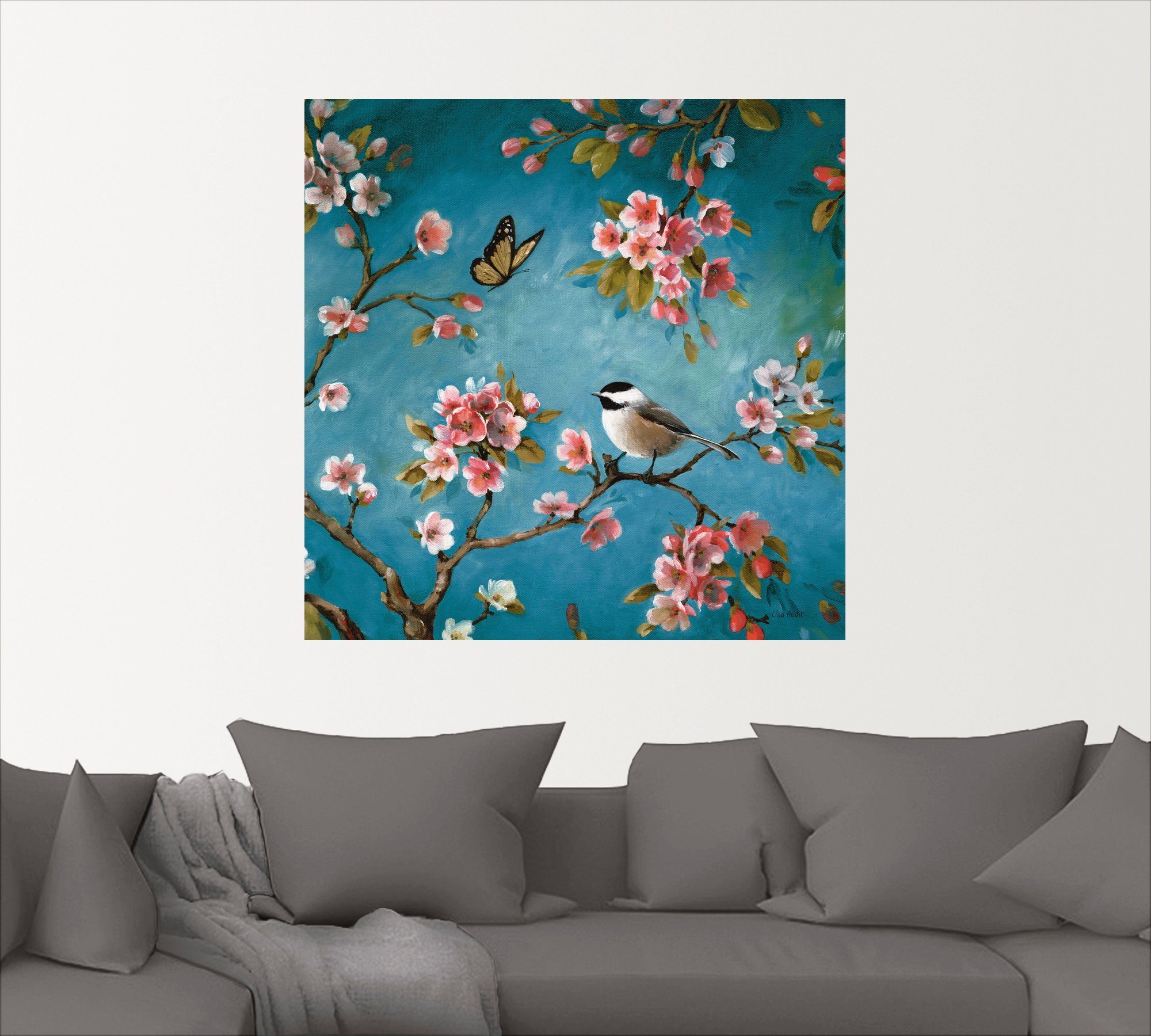 Blüte Artland versch. oder Größen in (1 III, St), Wandbild Wandaufkleber Poster Leinwandbild, als Blumen