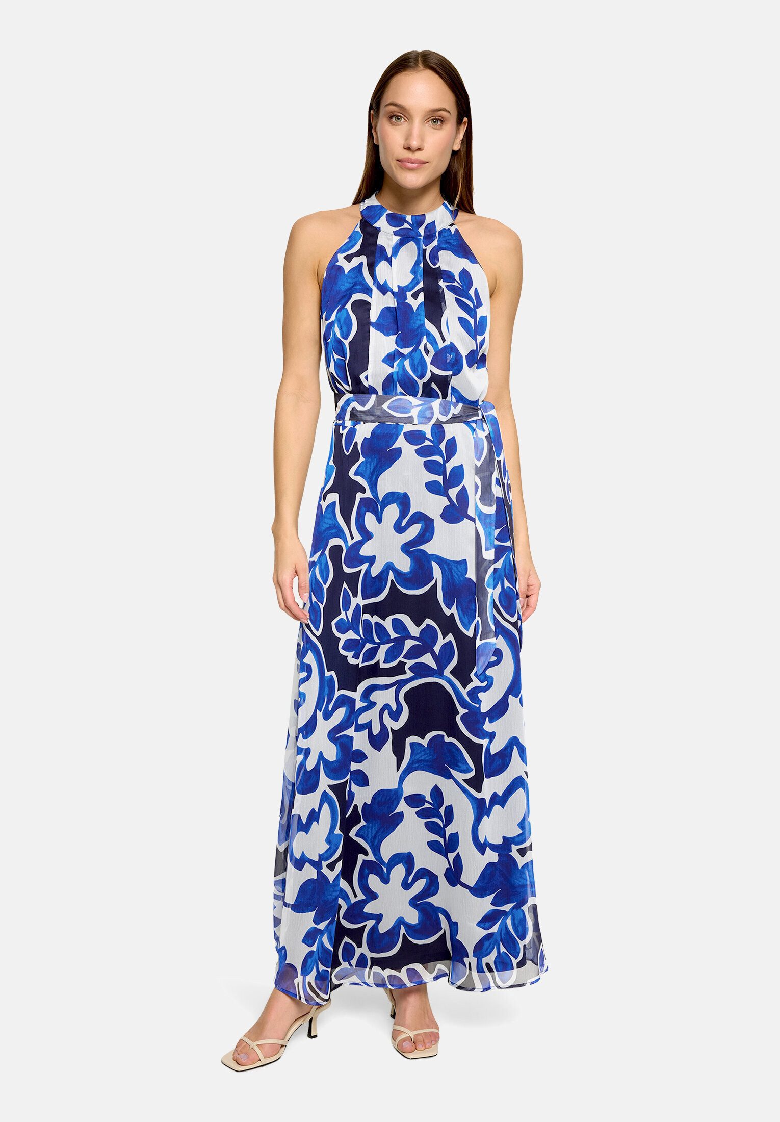 Betty&Co Chiffonkleid Damen ohne Arm