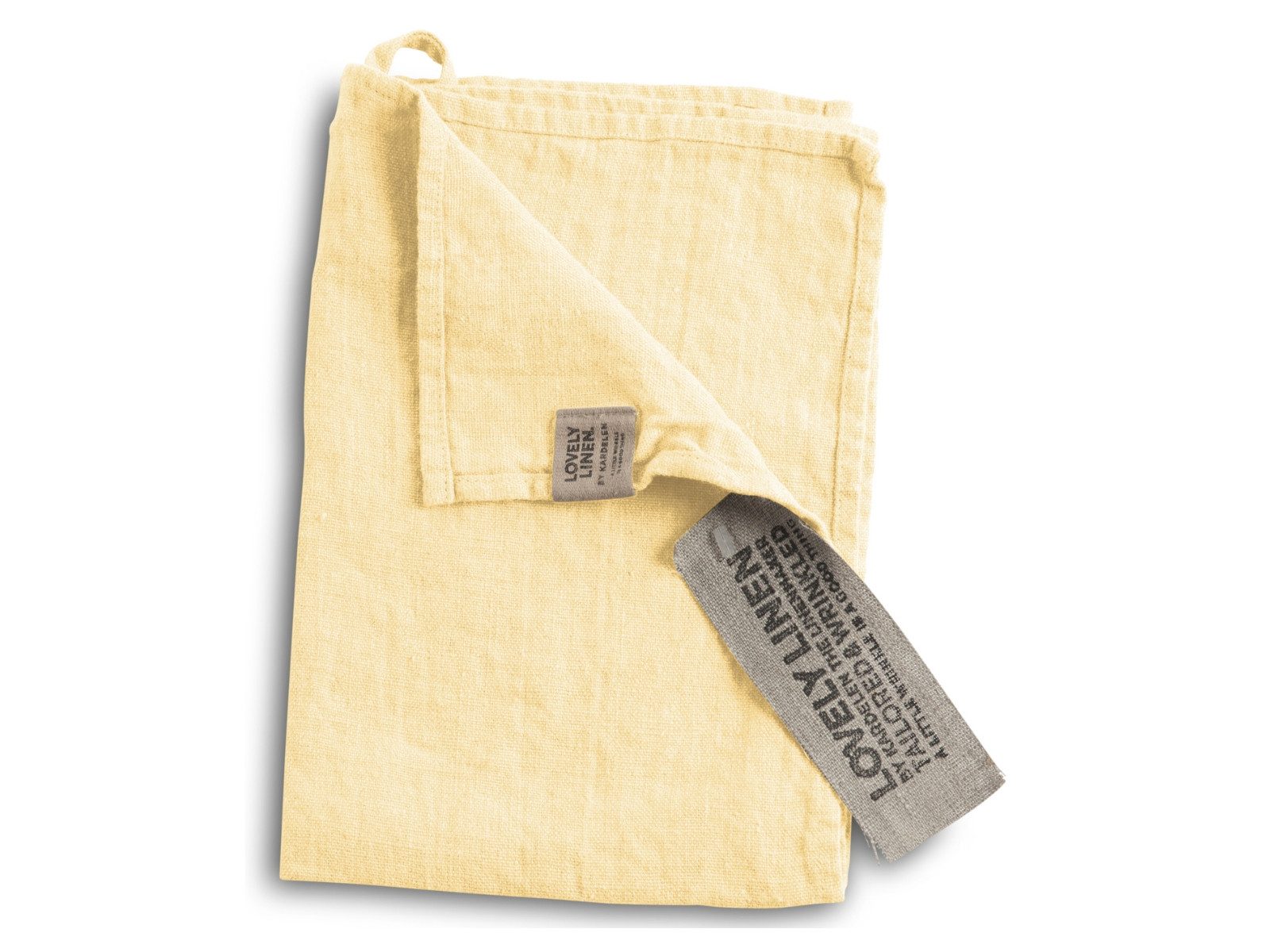 Lovely Linen Stoffserviette Lovely Tischset lemon sorbet 35x50cm