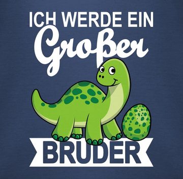 Shirtracer T-Shirt Ich werde ein großer Bruder mit Dinos Großer Bruder