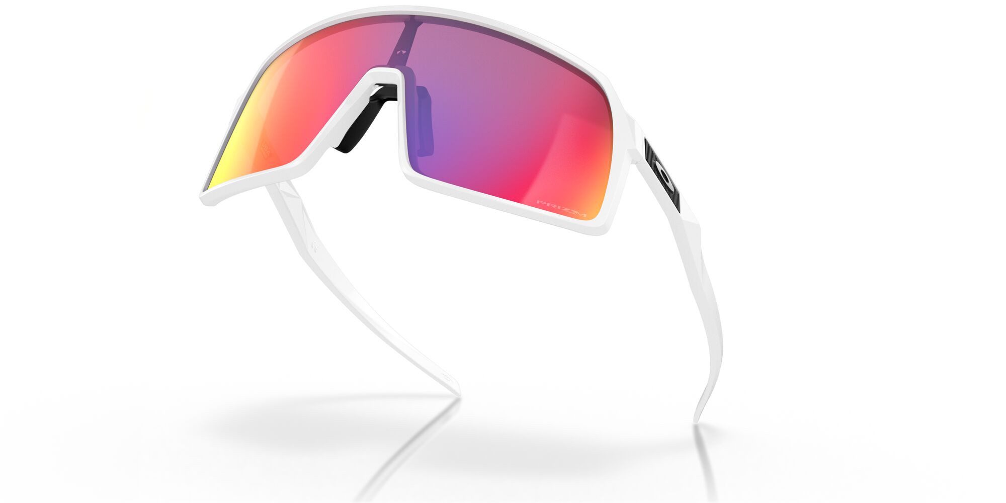 Oakley Sonnenbrille Sutro (Glasfarbe: Prizm road) weiss matt - 1 Brille mit