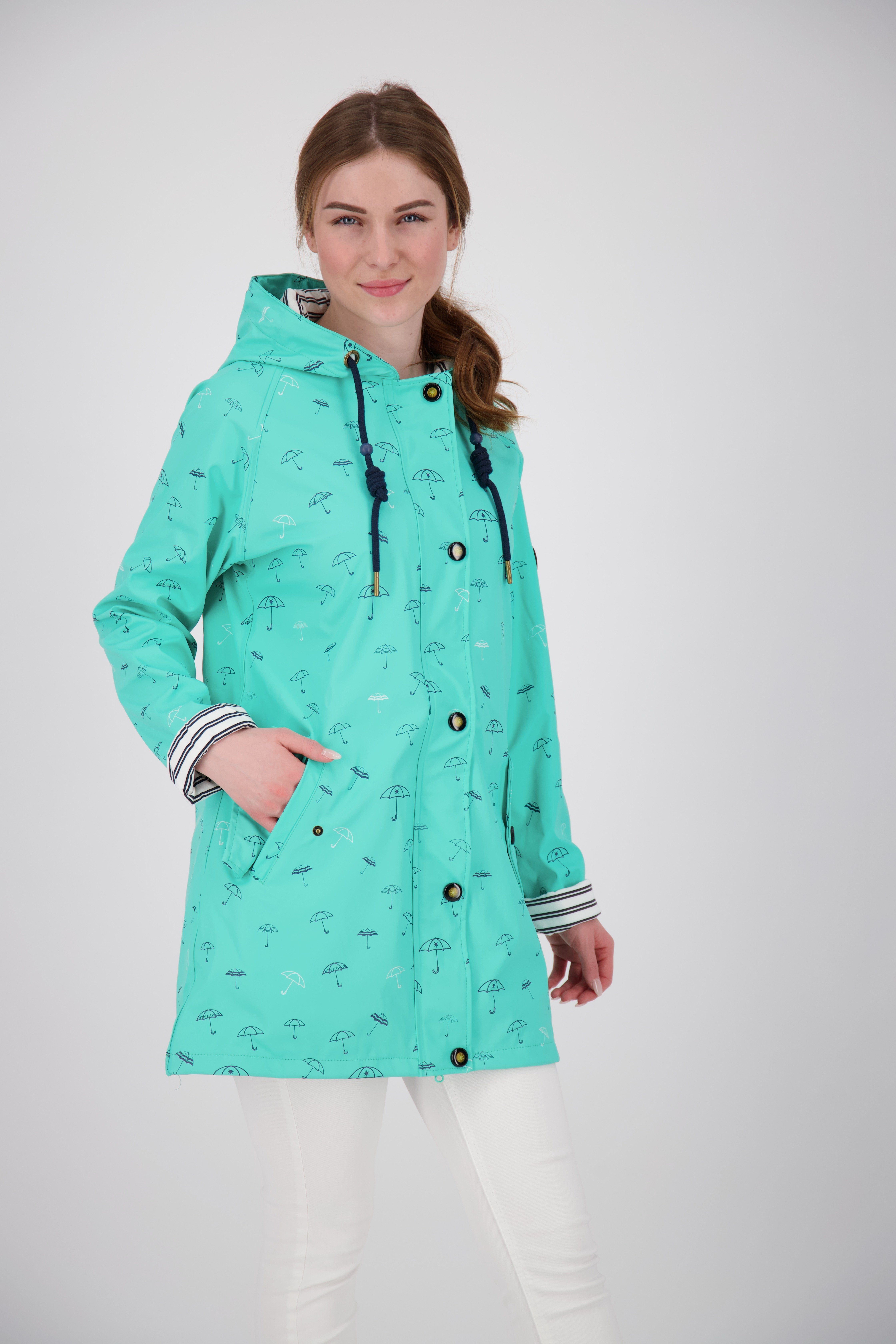 erhältlich Regenjacke CS Großen WOMEN Friesennerz DEPROC in Active Größen NEW turquoise #ankerglutbucht Auch