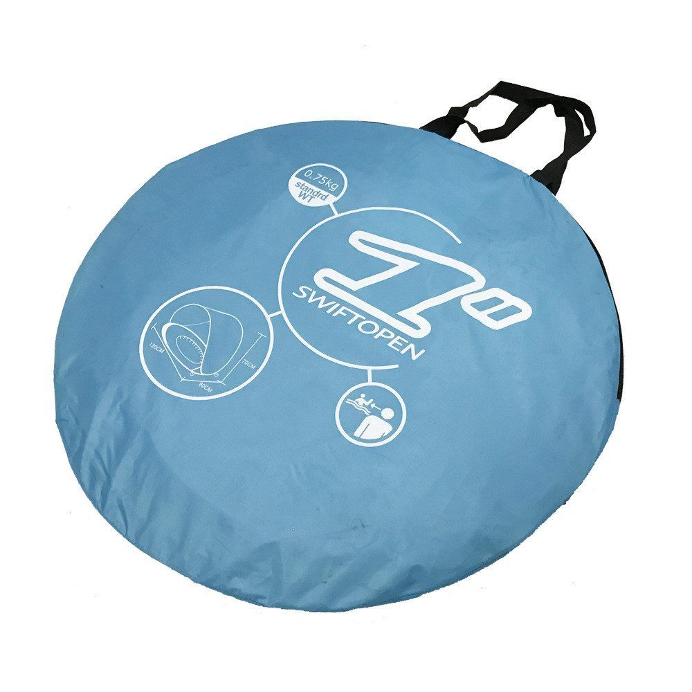 Qelus Strandmuschel Baby Strandmuschel Pop up Wasserdicht Strandzelt Kinder Sonnenschutz, Windschutz Schwimmbad 120x80x70cm