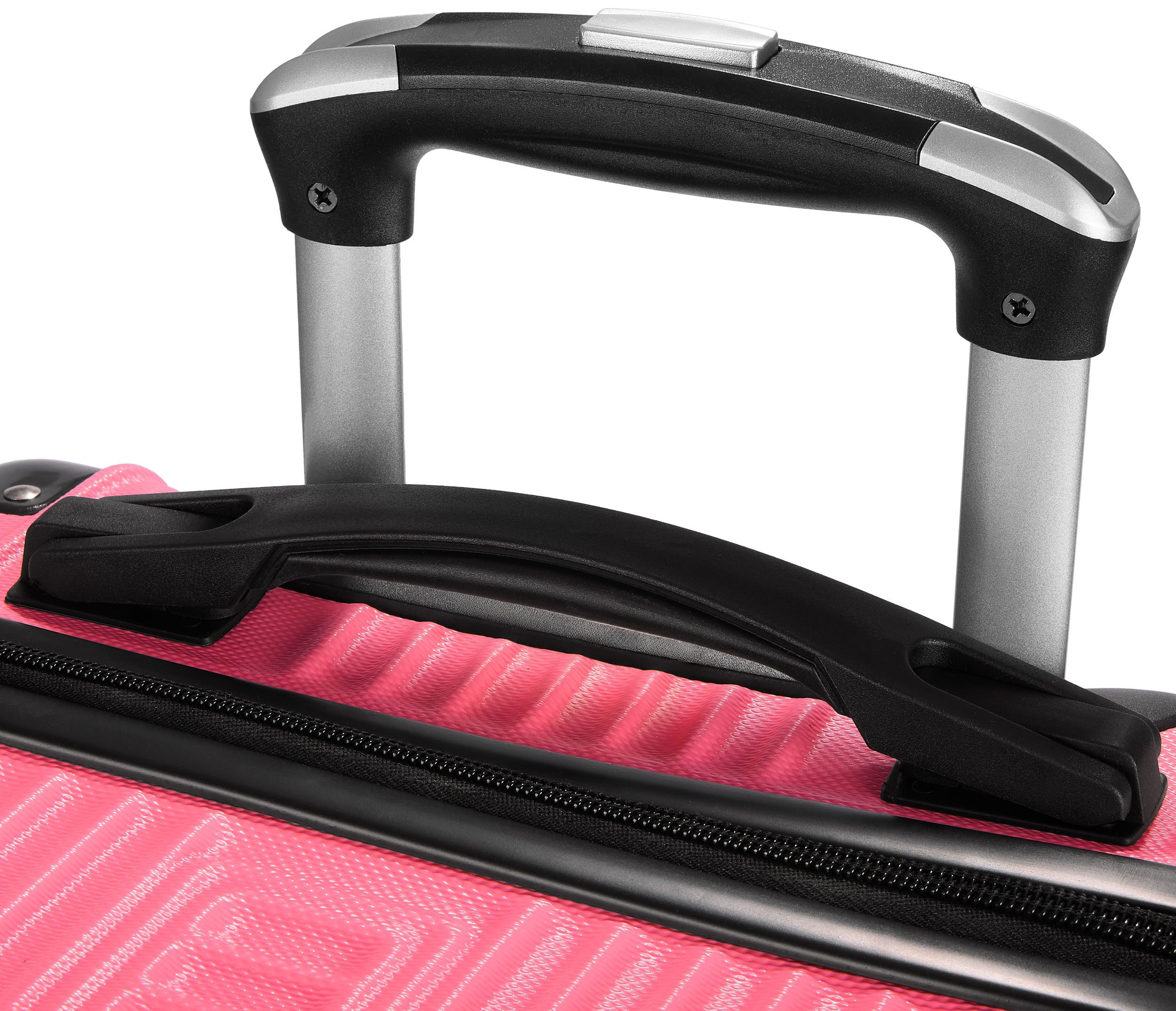 BRUBAKER Handgepäckkoffer London - Handgepäck Koffer Reisekoffer mit Zahlenschloss, 4 Rollen, 37 x 56 x 22 cm - ABS Trolley - Hartschalen Rollkoffer, Größe M