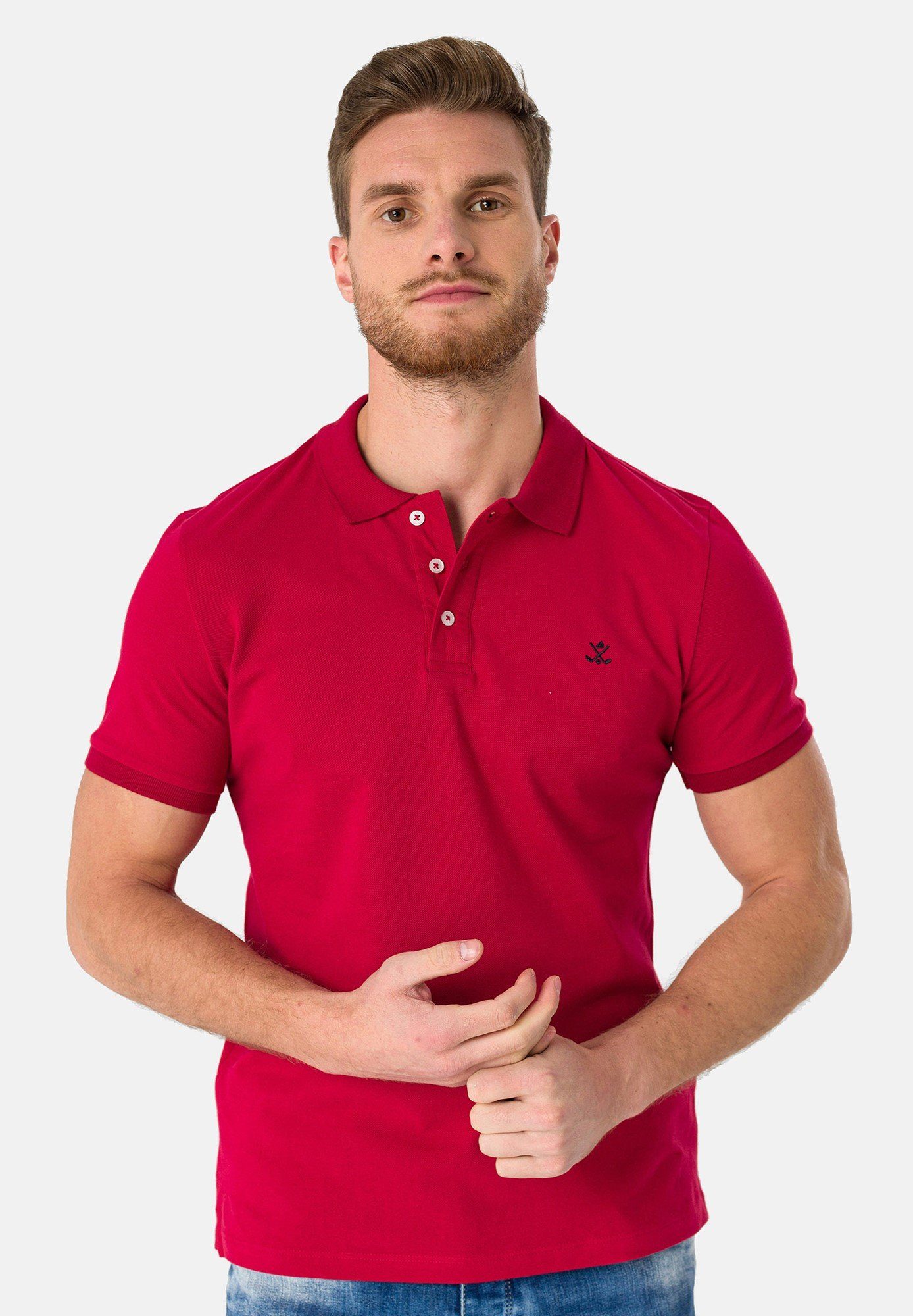 Poloshirt bordeaux Raymond Wheaton Tailor Sir