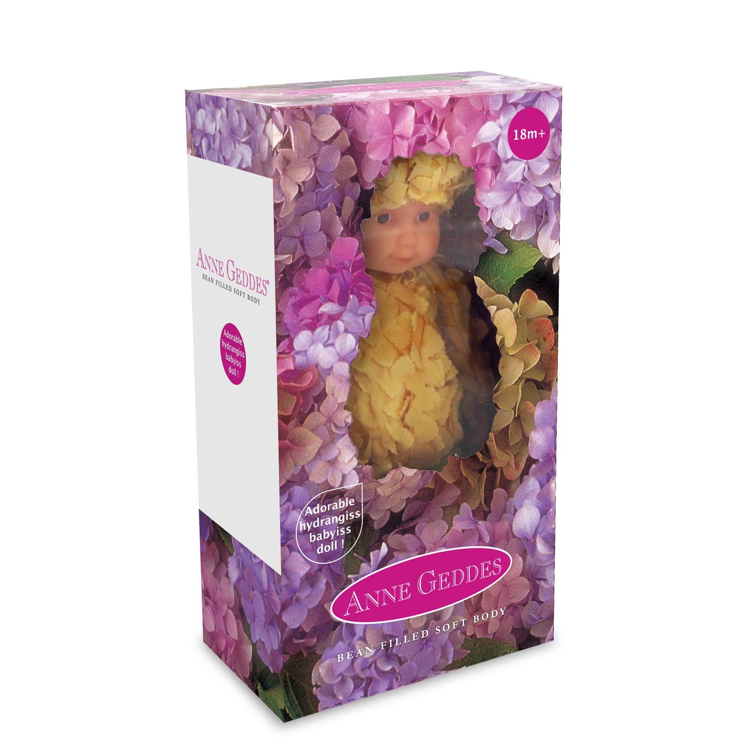 ANNE GEDDES Babypuppe "Hortensien/Hydrangiss" Collection -23 cm-