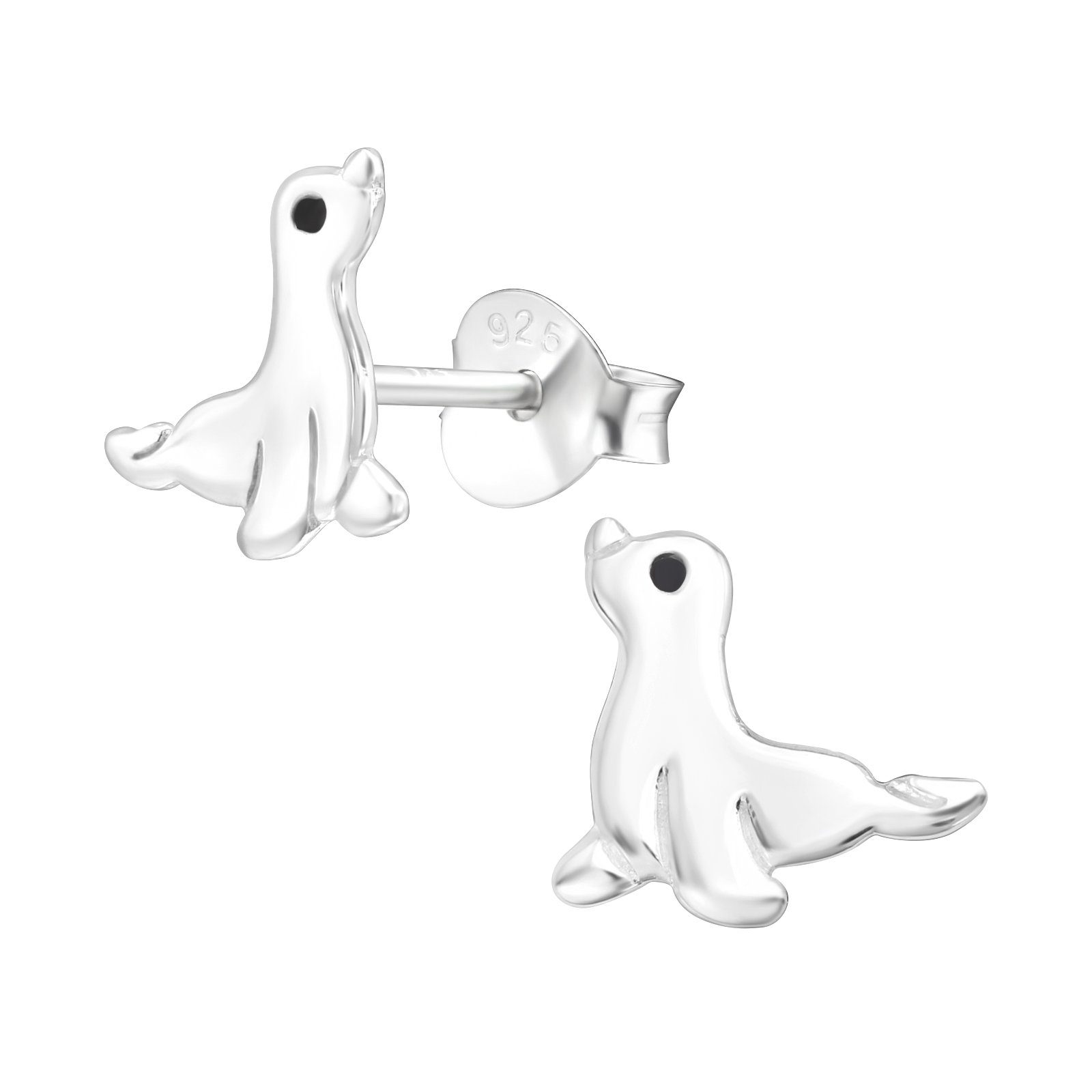 ALEXANDER YORK Paar Ohrstecker ROBBE silber, 2-tlg., 925 Sterling Silber