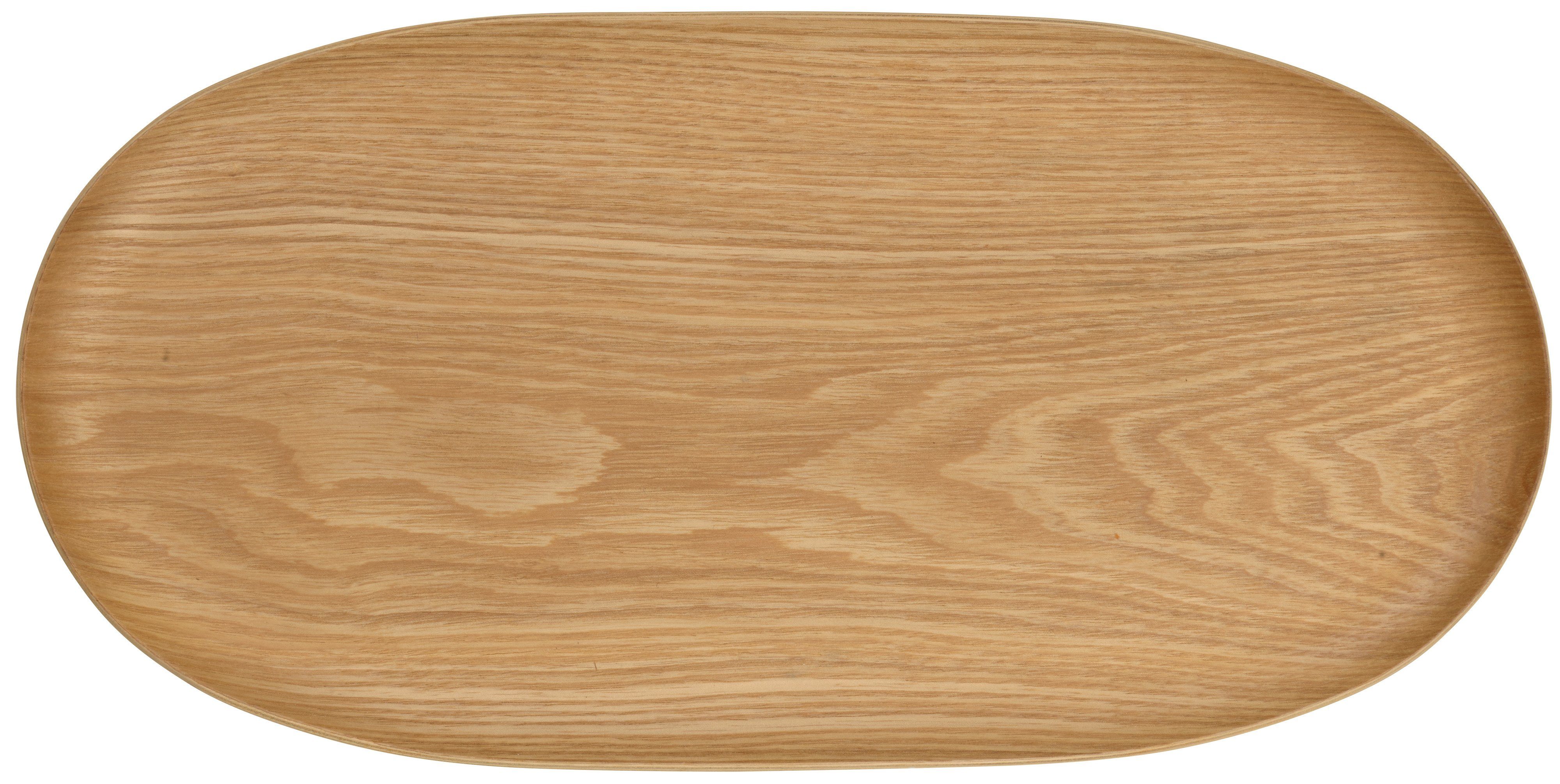 wood Teller oval SELECTION beige ASA Holztablett, ASA Selection