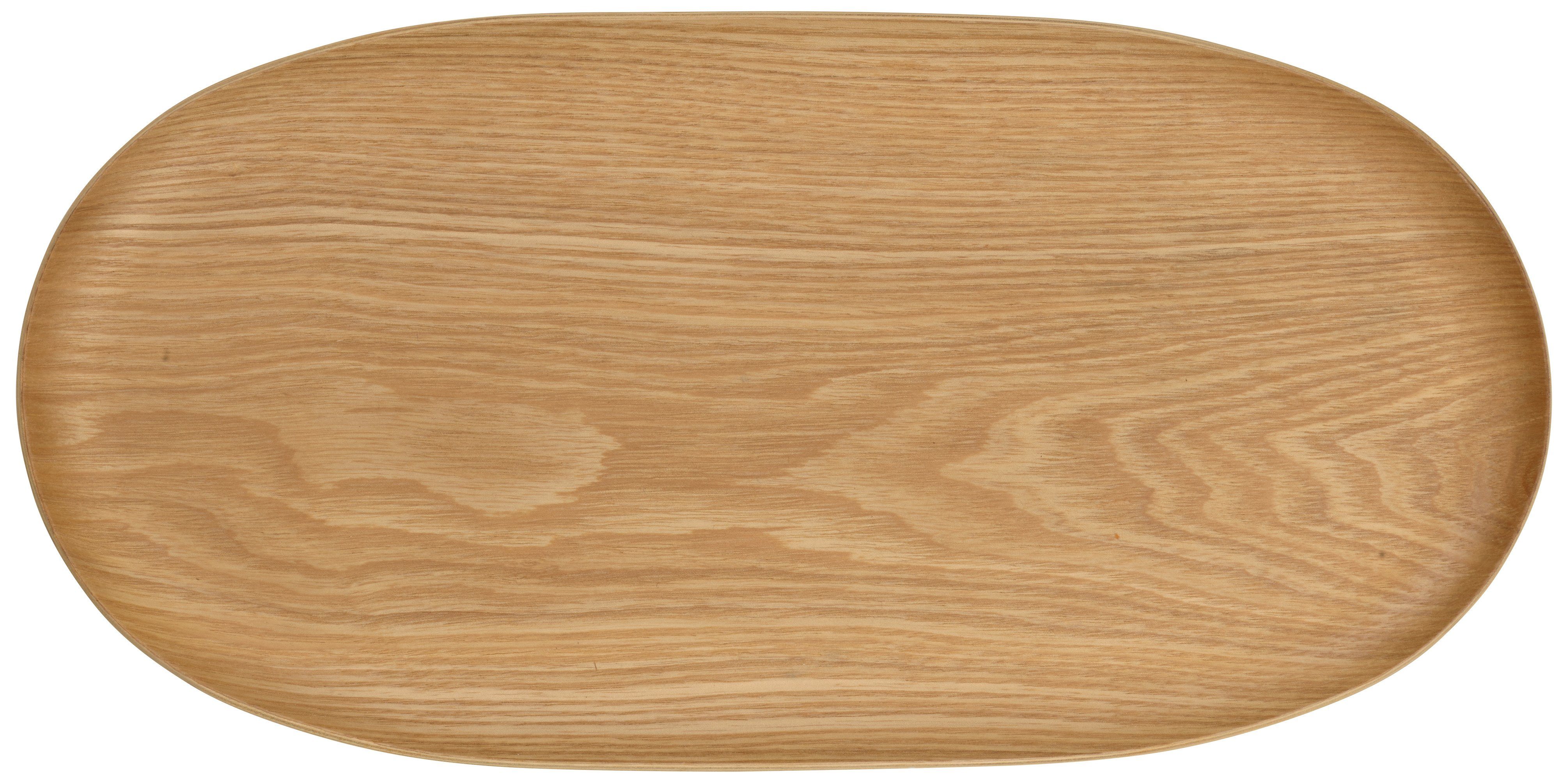 ASA SELECTION Teller ASA beige wood Holztablett, oval Selection