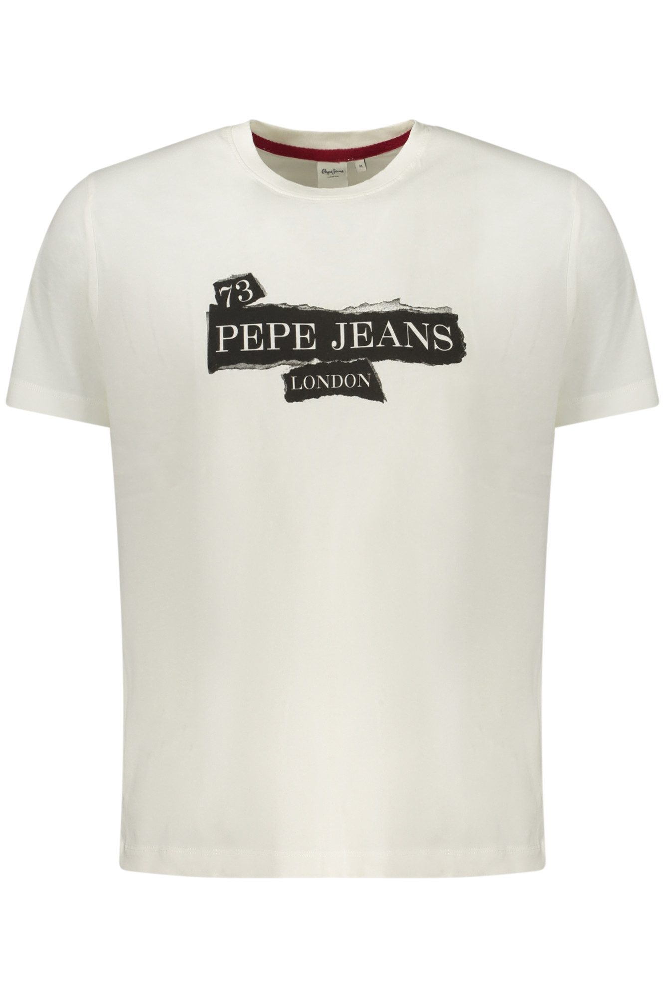 Pepe Jeans T-Shirt Weißes Herren-Kurzarmshirt aus nachhaltiger