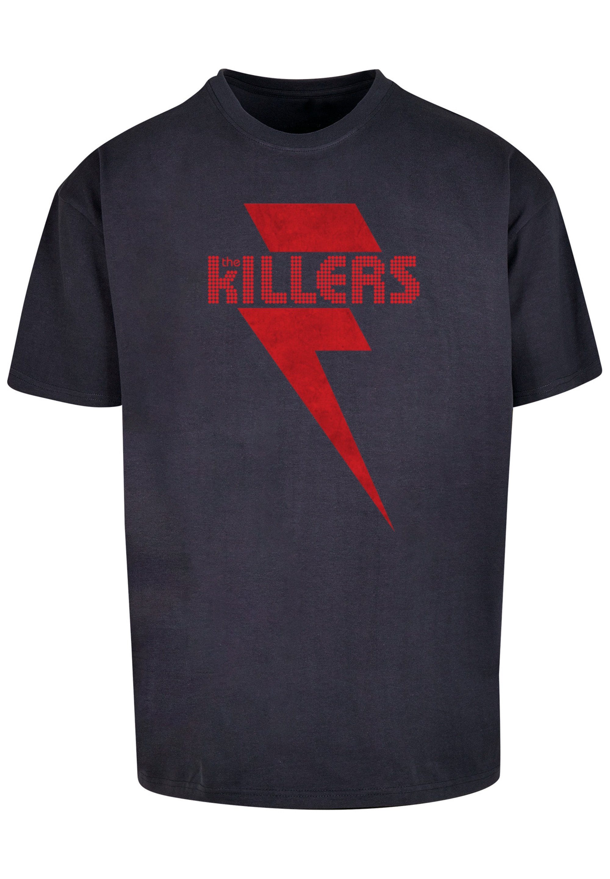 Rock Band Print T-Shirt Red Killers navy The F4NT4STIC Bolt
