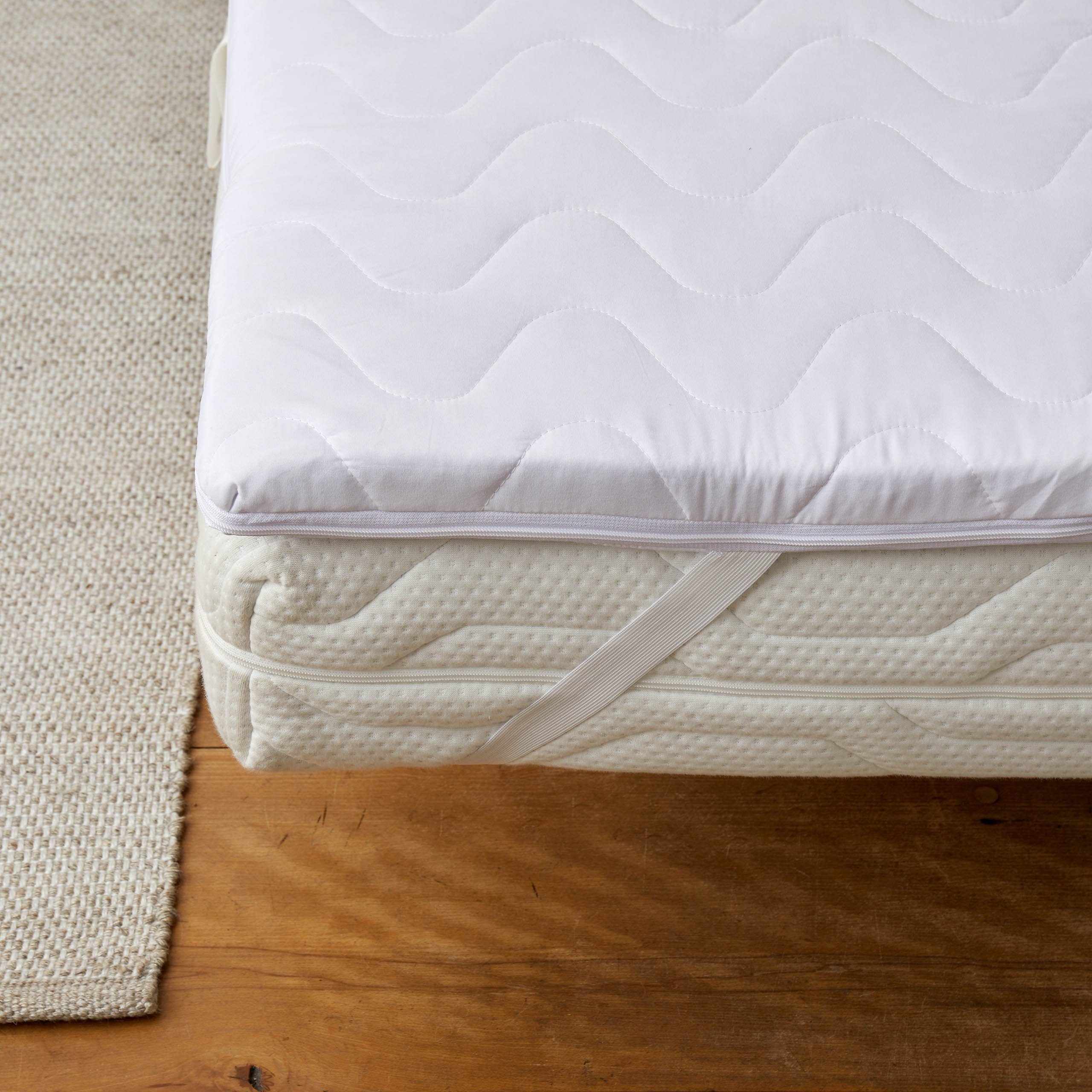 Matratzenauflage Topper mit viscoelastischer Kaltschaumfüllung Memory Foam orthopädisch Lumaland, orthopädisch